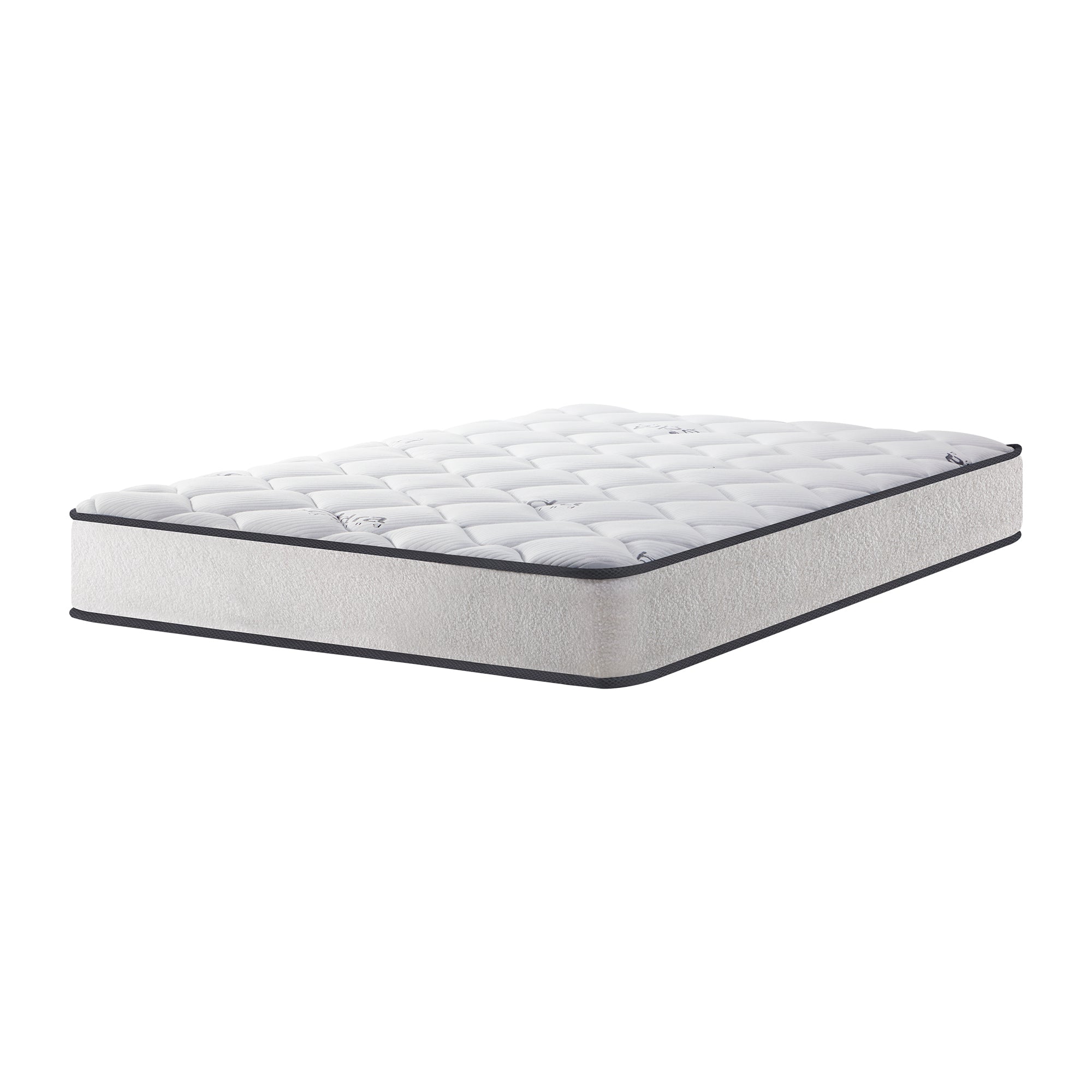 Bedra King Single Mattress Bed Medium Firm Foam Boucle Bonnell Spring 16cm - Sunyee
