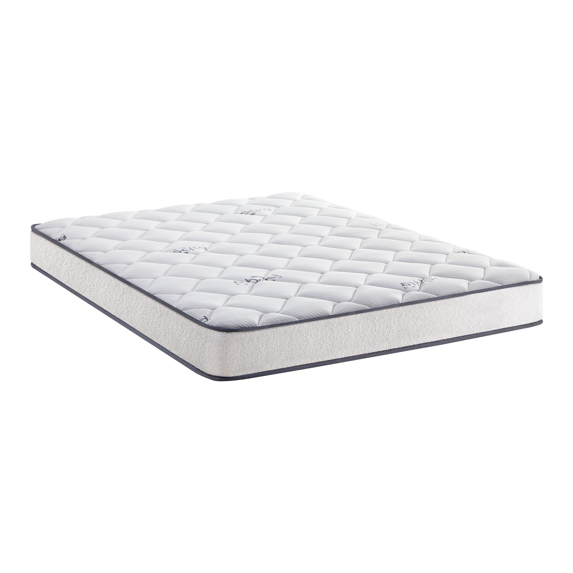 Bedra Queen Mattress Bed Luxury Medium Firm Foam Boucle Bonnell Spring 16cm - Sunyee