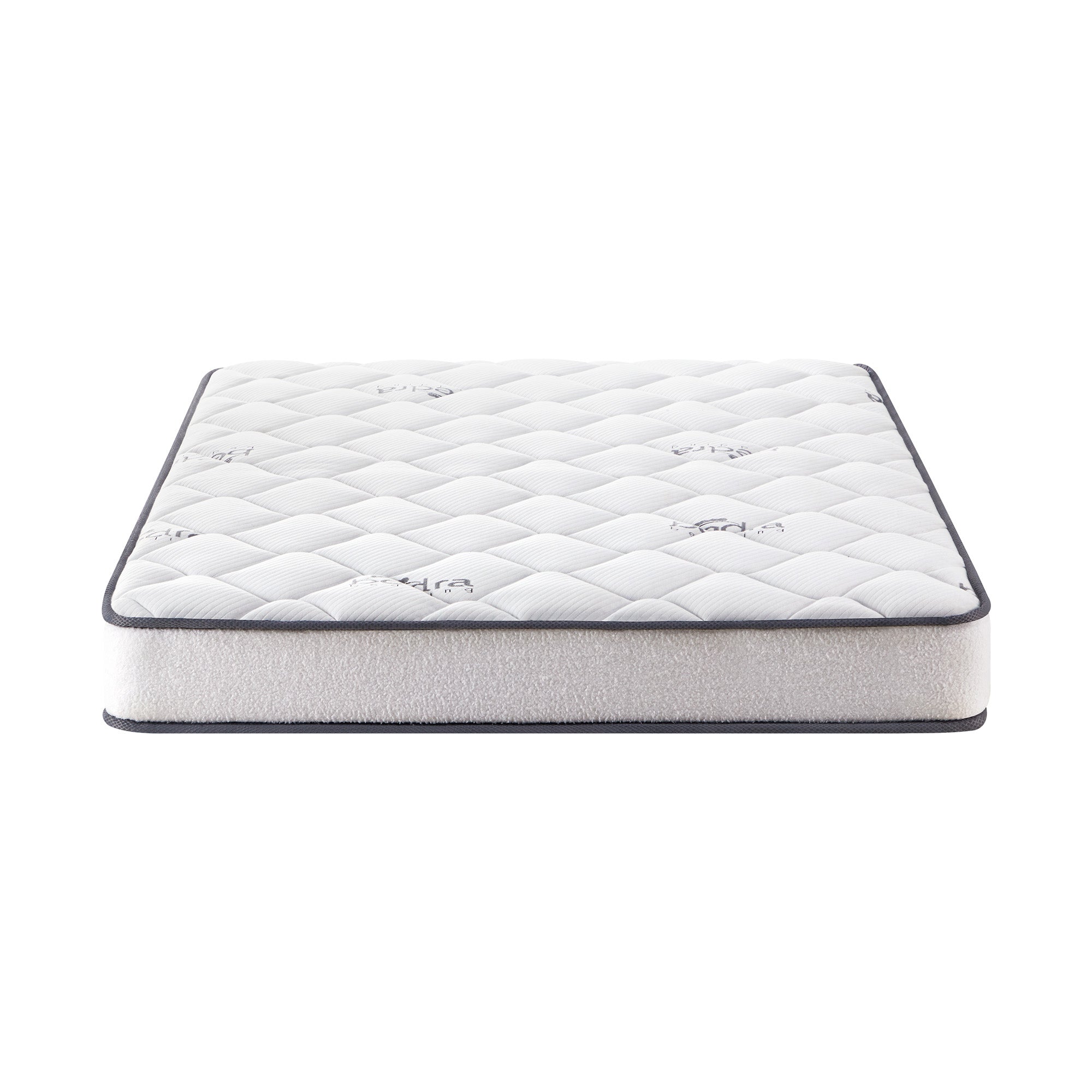 Bedra Queen Mattress Bed Luxury Medium Firm Foam Boucle Bonnell Spring 16cm - Sunyee