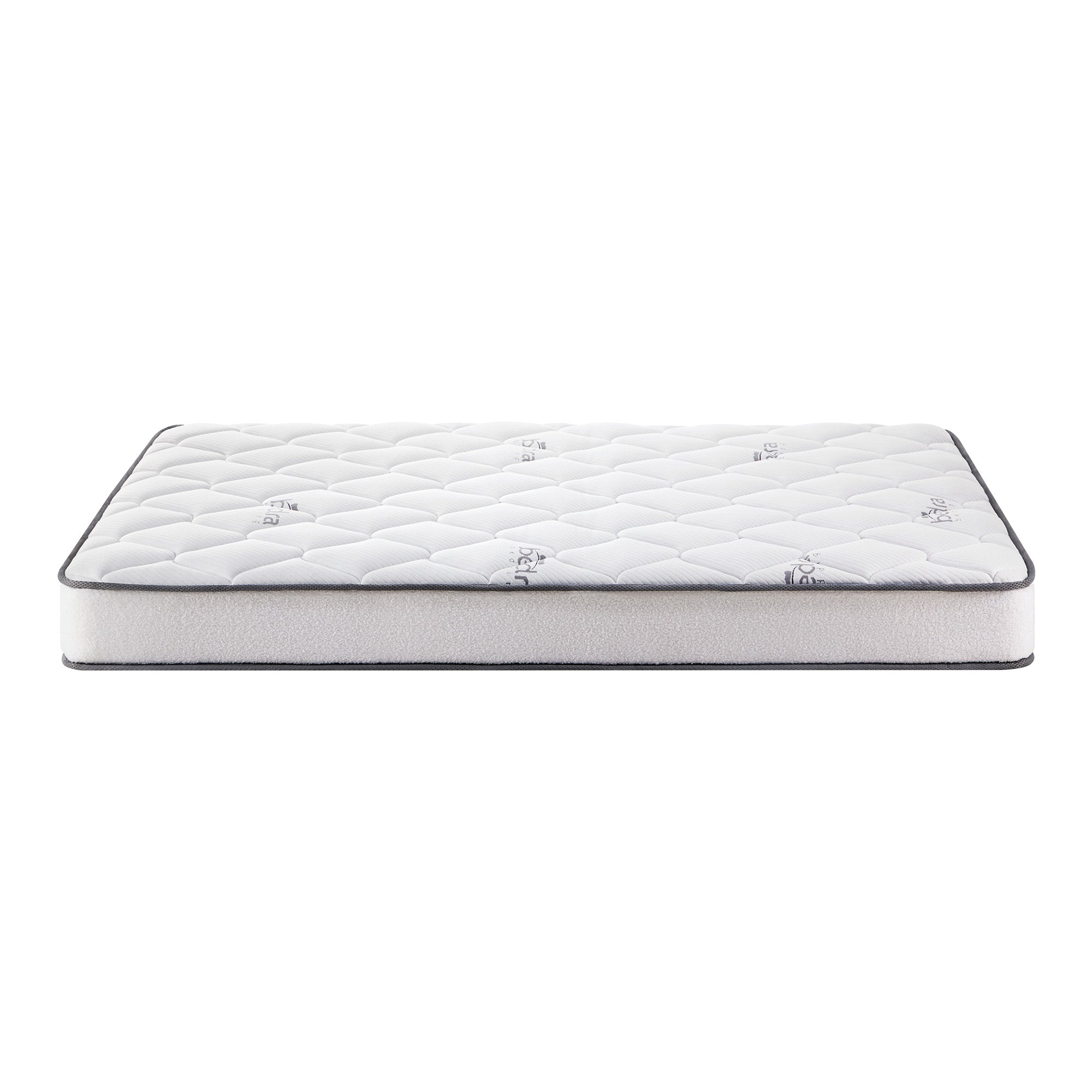 Bedra Queen Mattress Bed Luxury Medium Firm Foam Boucle Bonnell Spring 16cm - Sunyee