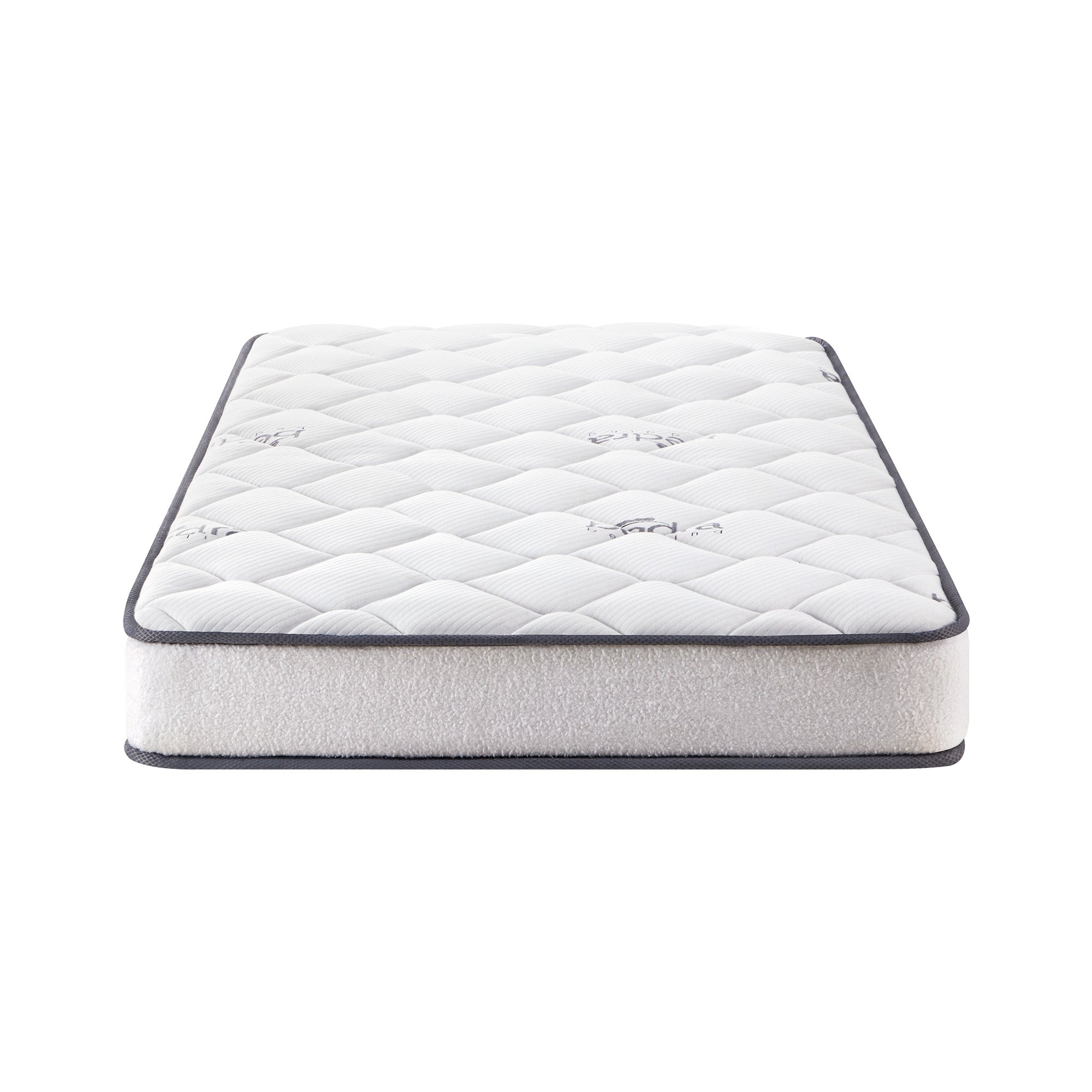 Bedra Single Mattress Bed Luxury Medium Firm Foam Boucle Bonnell Spring 16cm - Sunyee