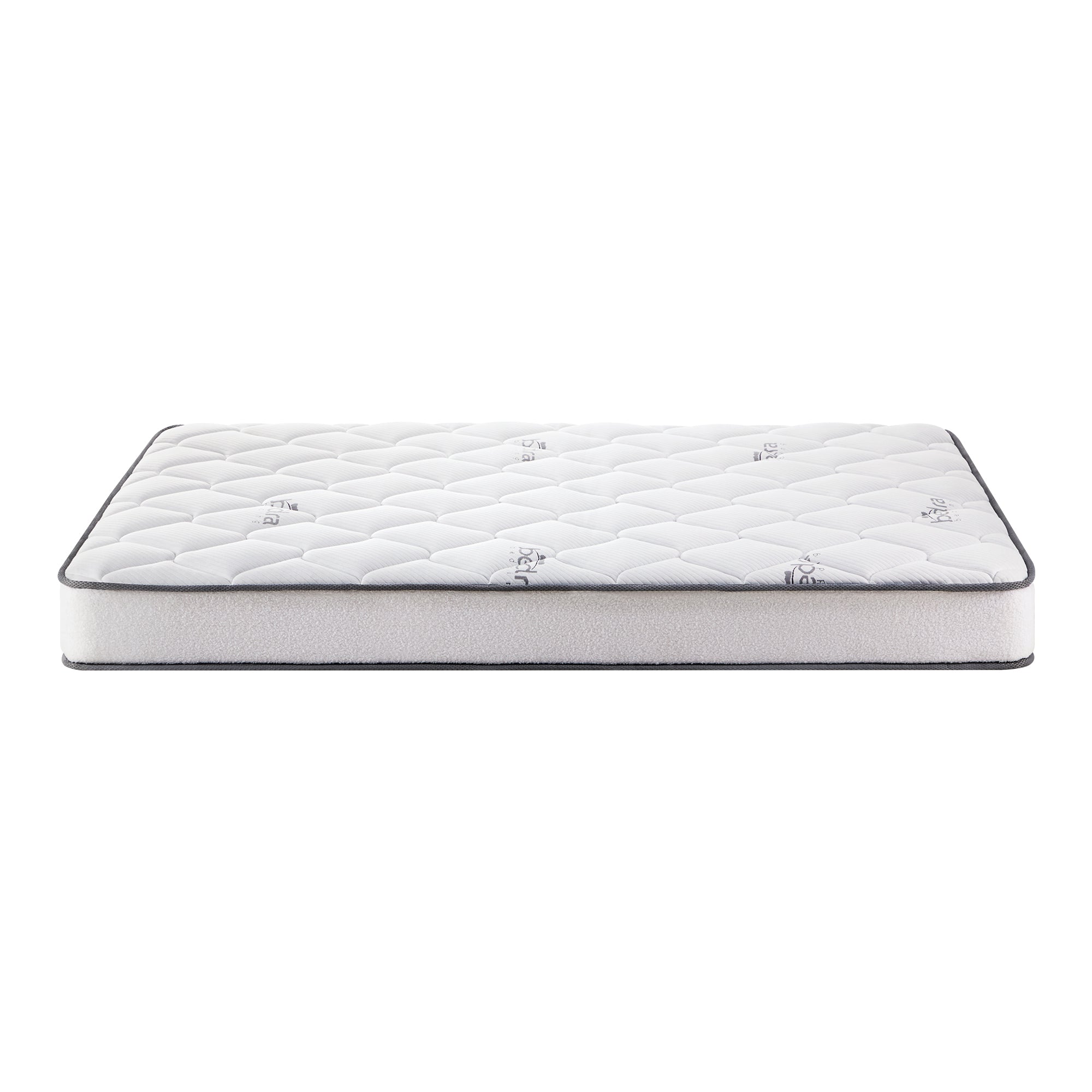Bedra Single Mattress Bed Luxury Medium Firm Foam Boucle Bonnell Spring 16cm - Sunyee