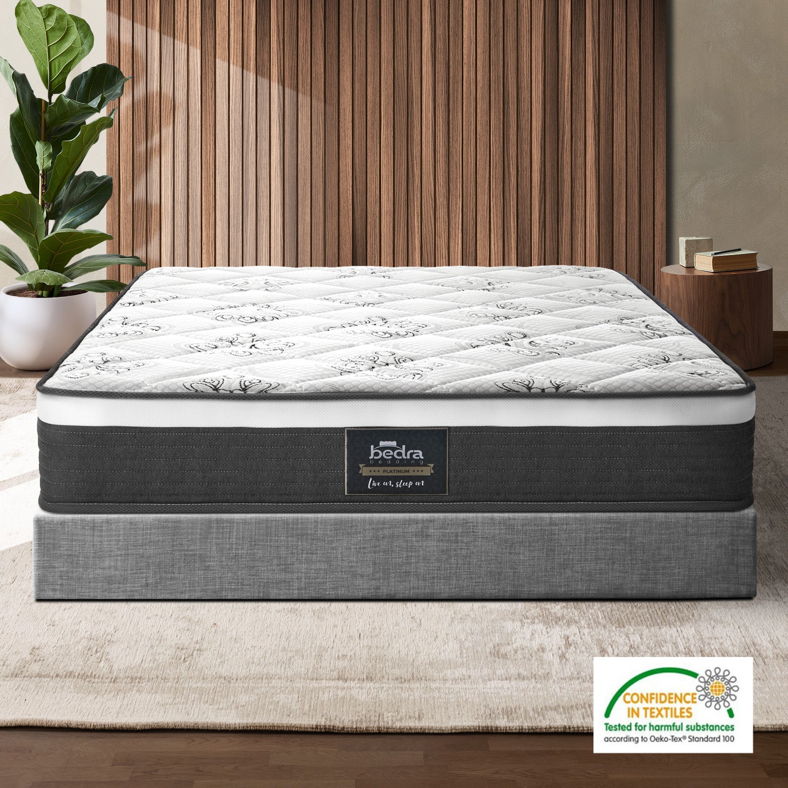 Bedra Double Mattress Luxury Foam Bed Firm Pocket Spring 30cm - Sunyee