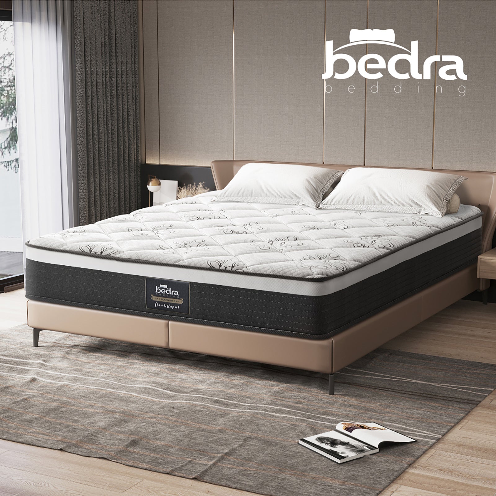 Bedra King Mattress Luxury Foam Bed Firm Pocket Spring 30cm - Sunyee