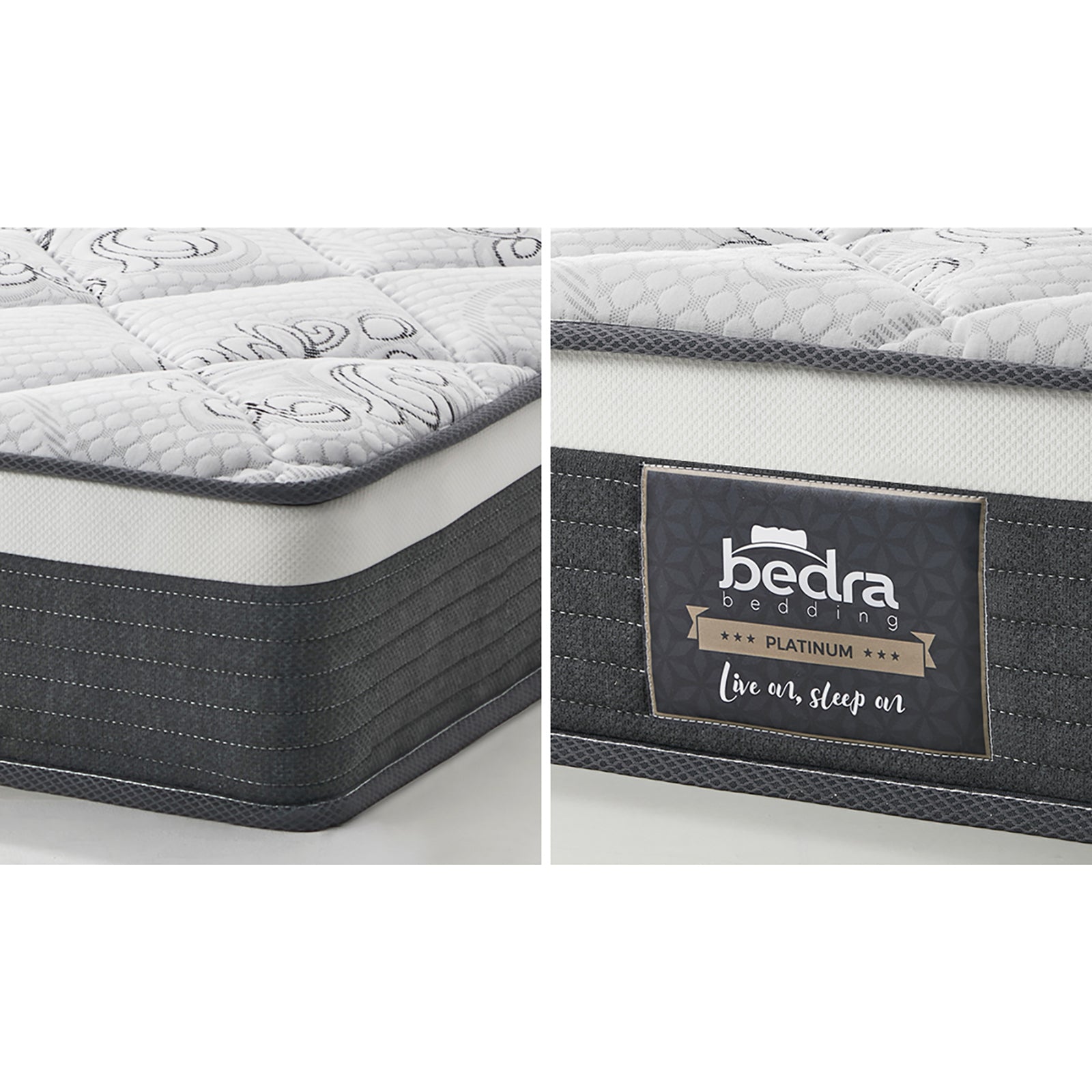 Bedra Queen Mattress Luxury Foam Bed Firm Pocket Spring 30cm - Sunyee