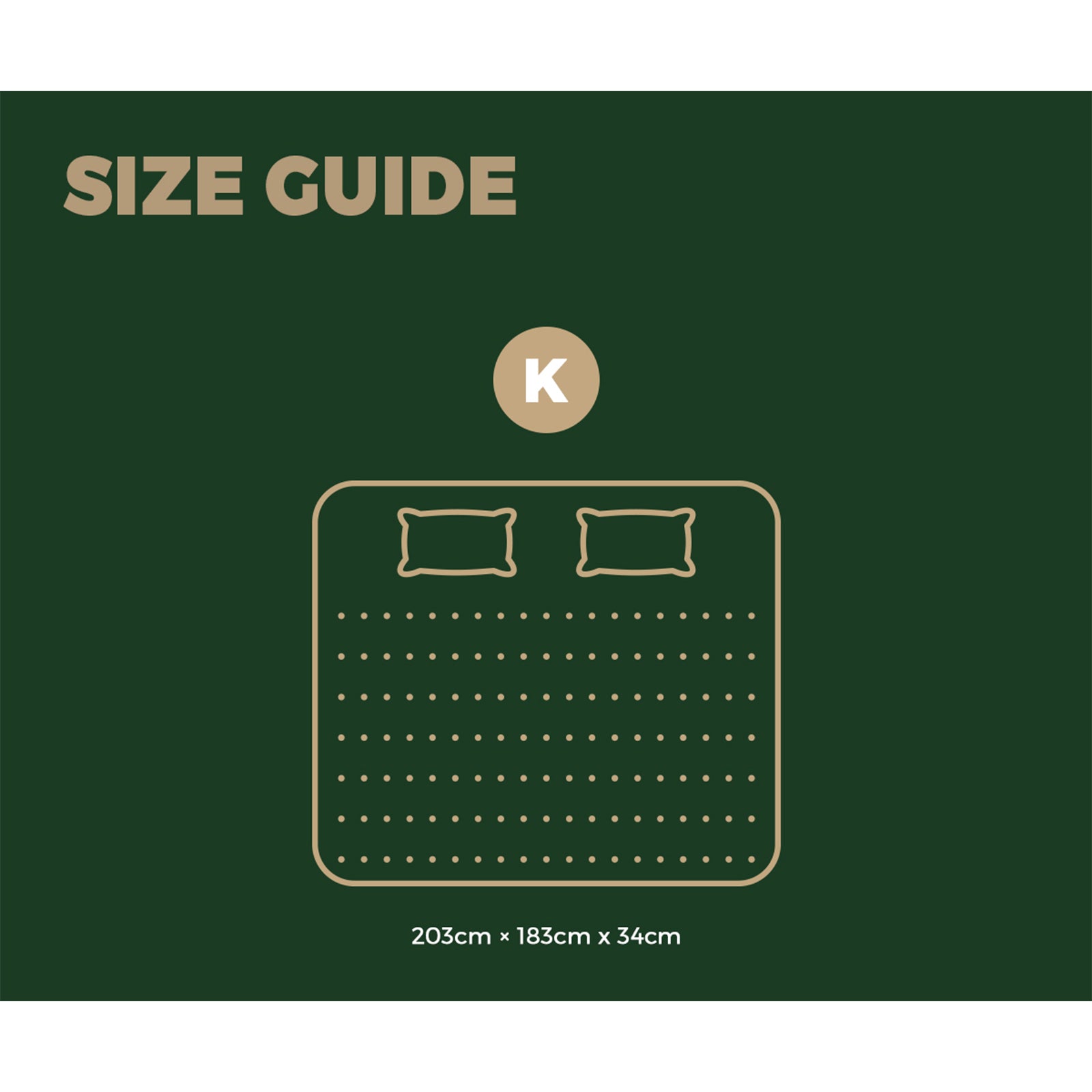 Bedra King Mattress Breathable Spring Mattress Euro Top Latex Foam 34cm 7 zone - Sunyee