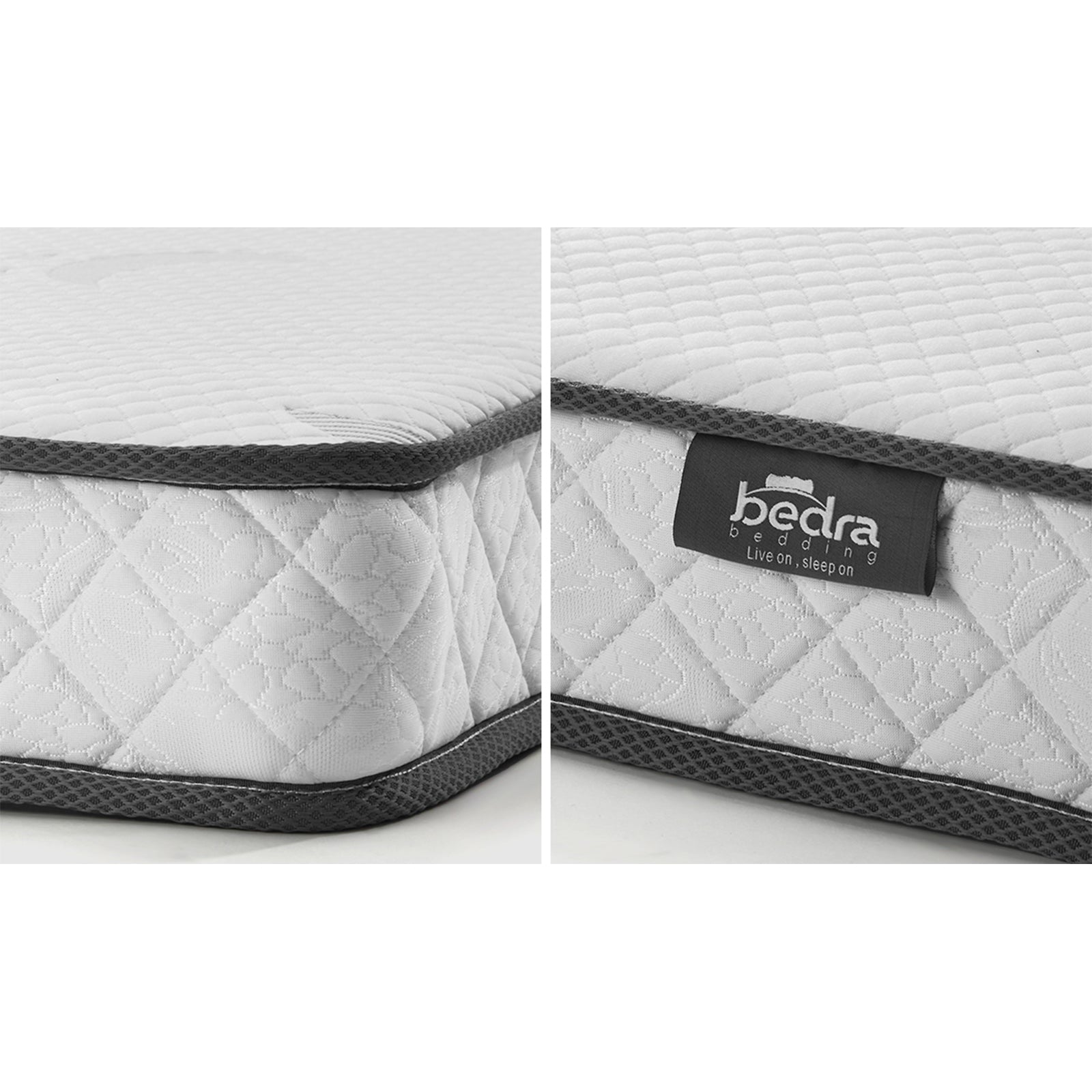 Bedra Single Mattress Tight Top Bed Bonnell Spring Foam 13CM - Sunyee
