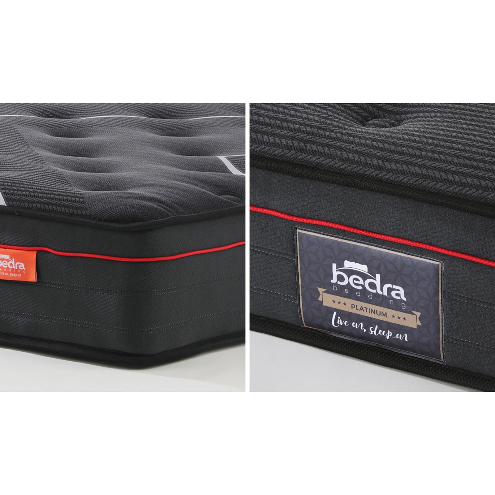 Bedra King Single Mattress Tight Top Bed Cool Gel Foam Pocket Spring 22cm Medium - Sunyee