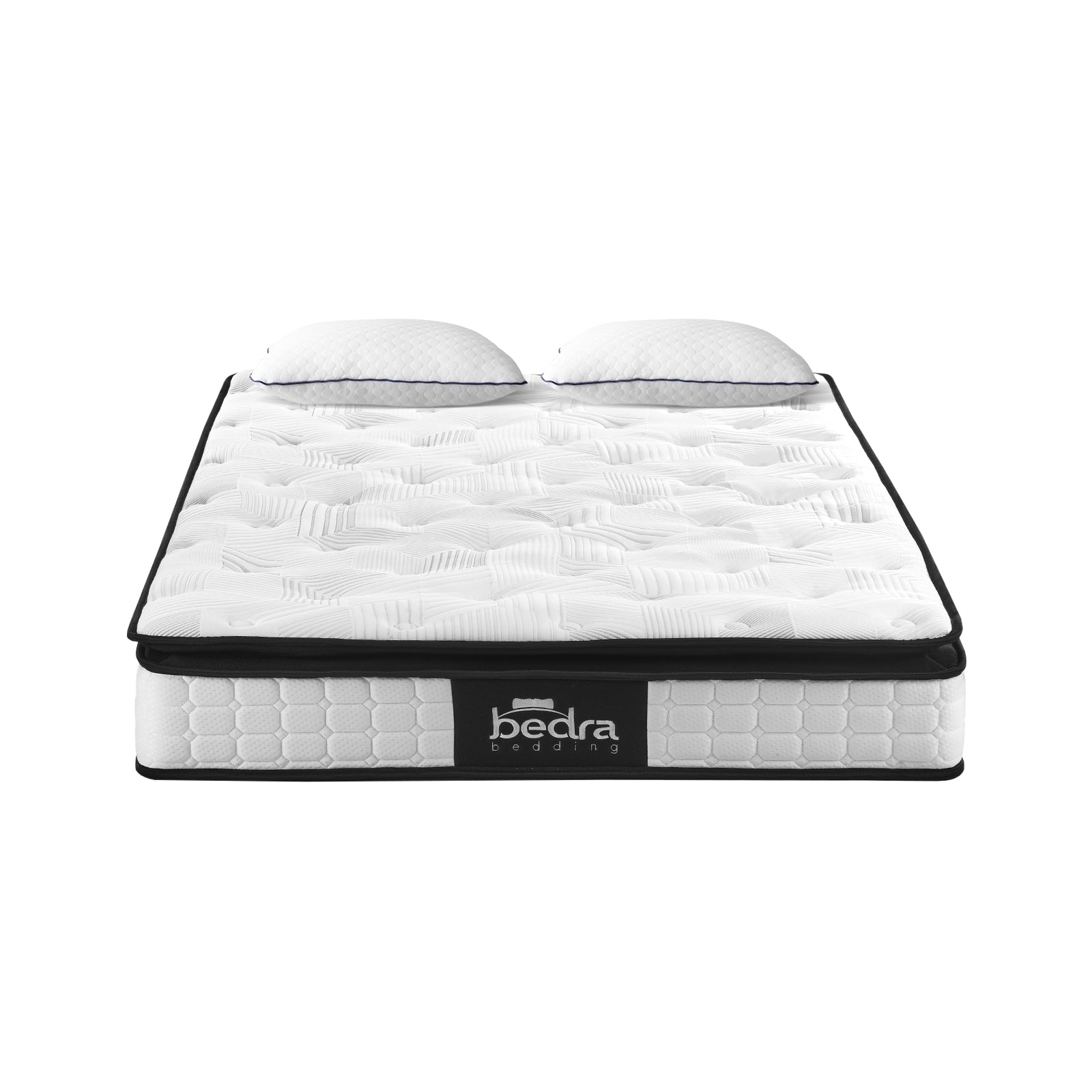 Bedra Double Mattress 22CM Cool Gel Foam Bonnell Spring with Pillows - Sunyee