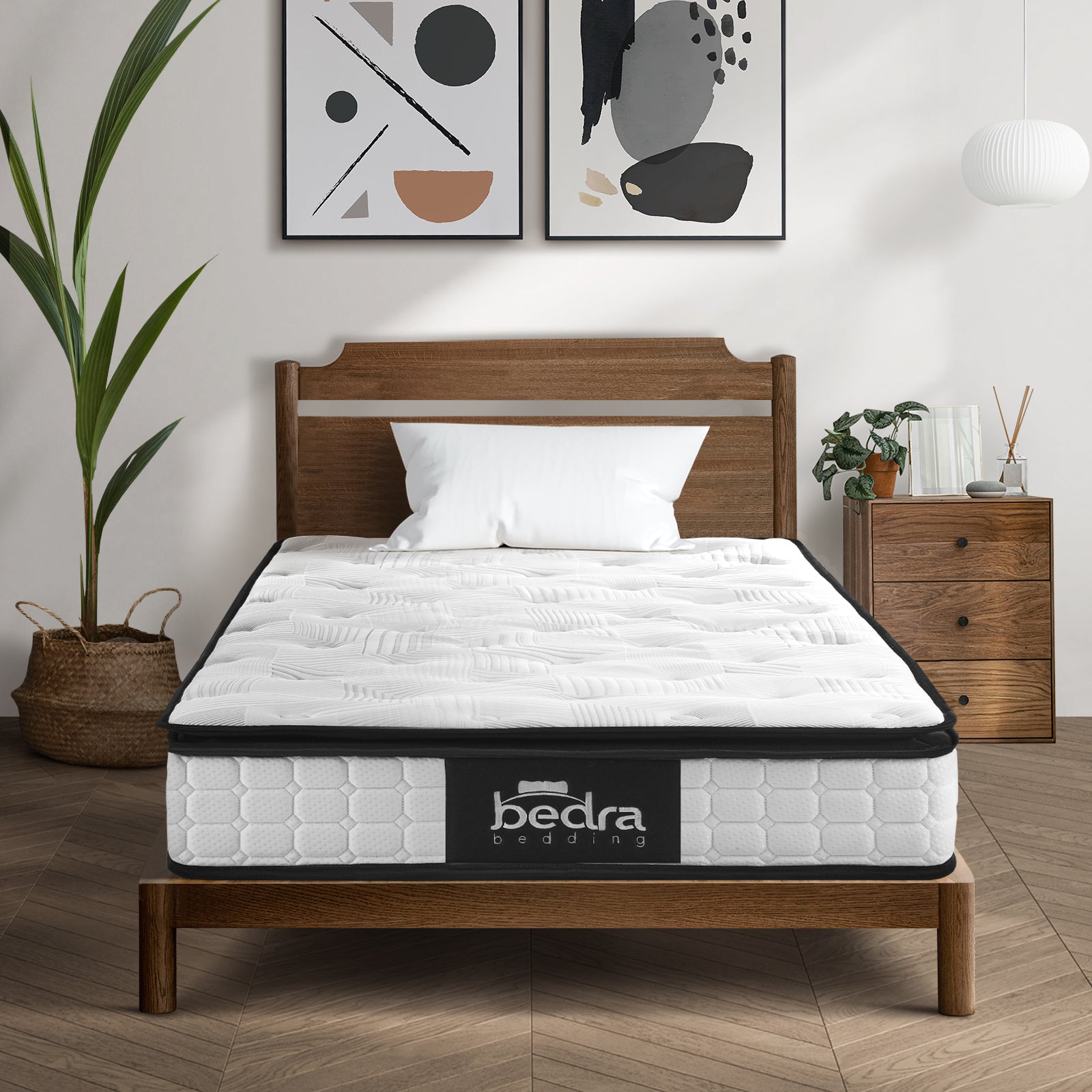 Bedra Double Mattress King Single Queen King Bonnell Spring Cool Gel with Pillow - Sunyee