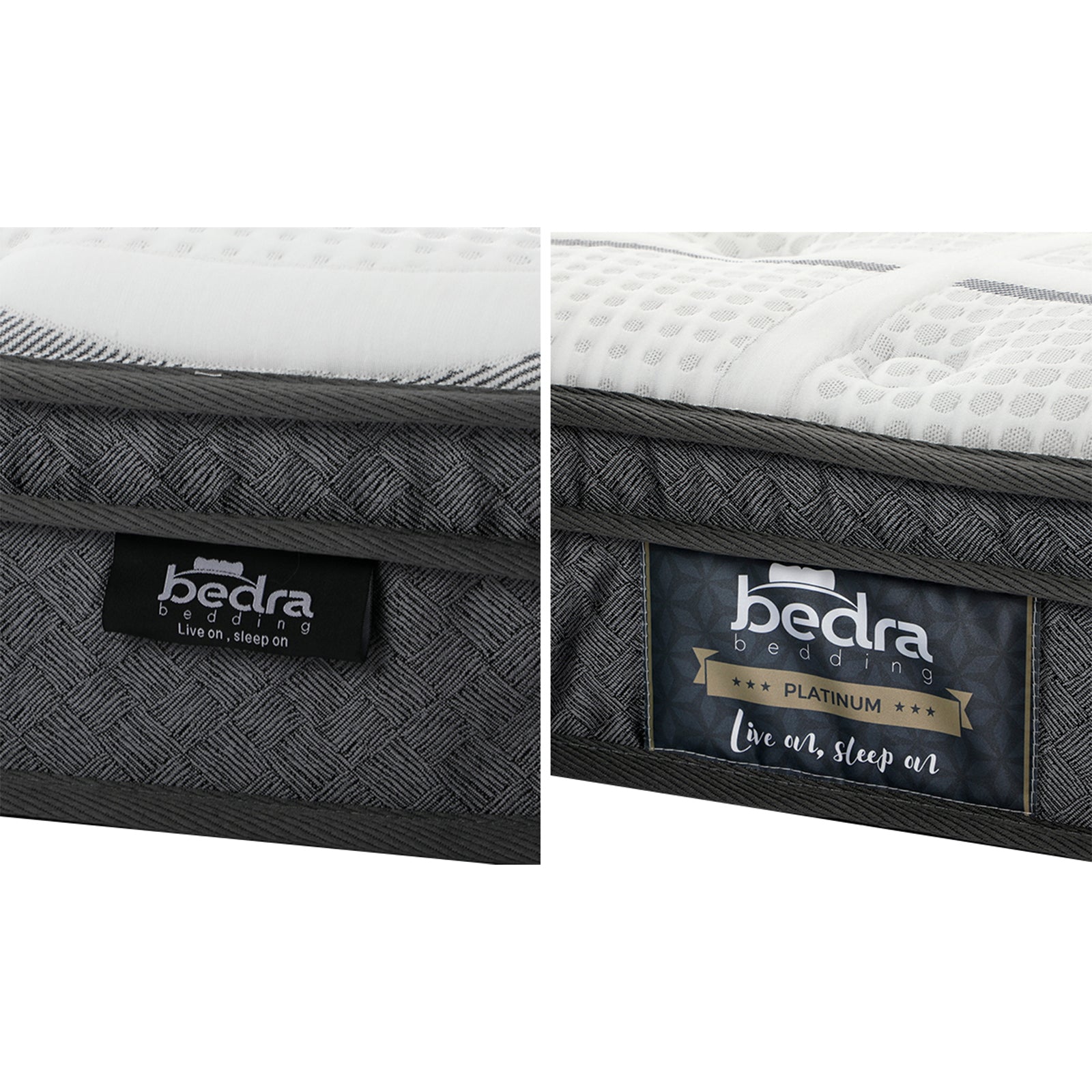 Bedra King Single Mattress Bonnell Spring Tight Top Bed Medium Firm 21CM - Sunyee