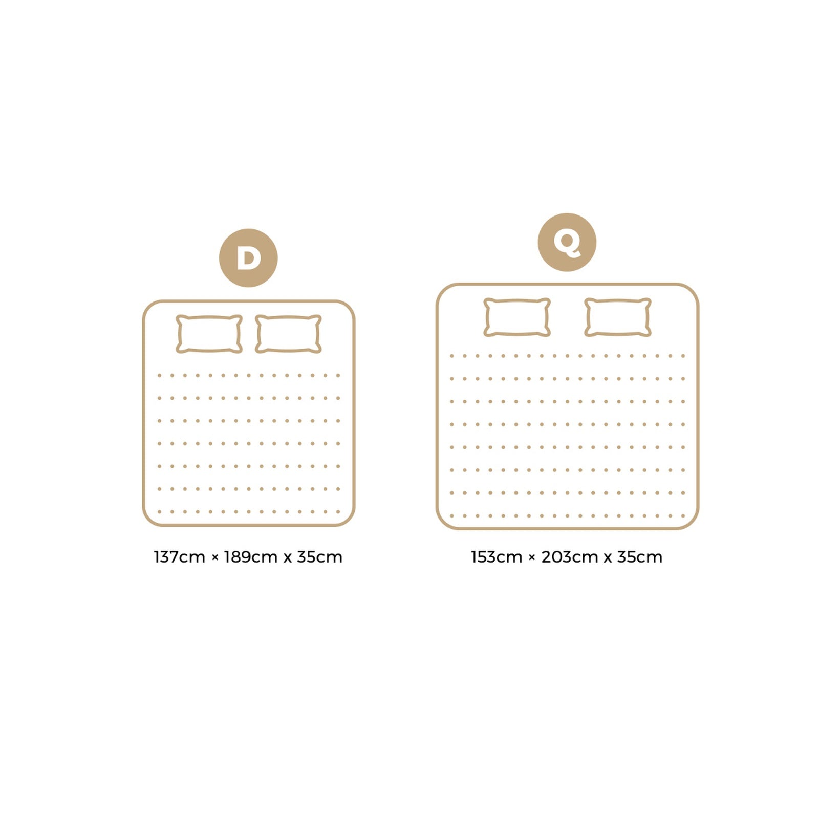 Bedra Queen Double Mattress 9 Zone Pocket Spring Foam Bamboo Euro Top 35cm - Sunyee