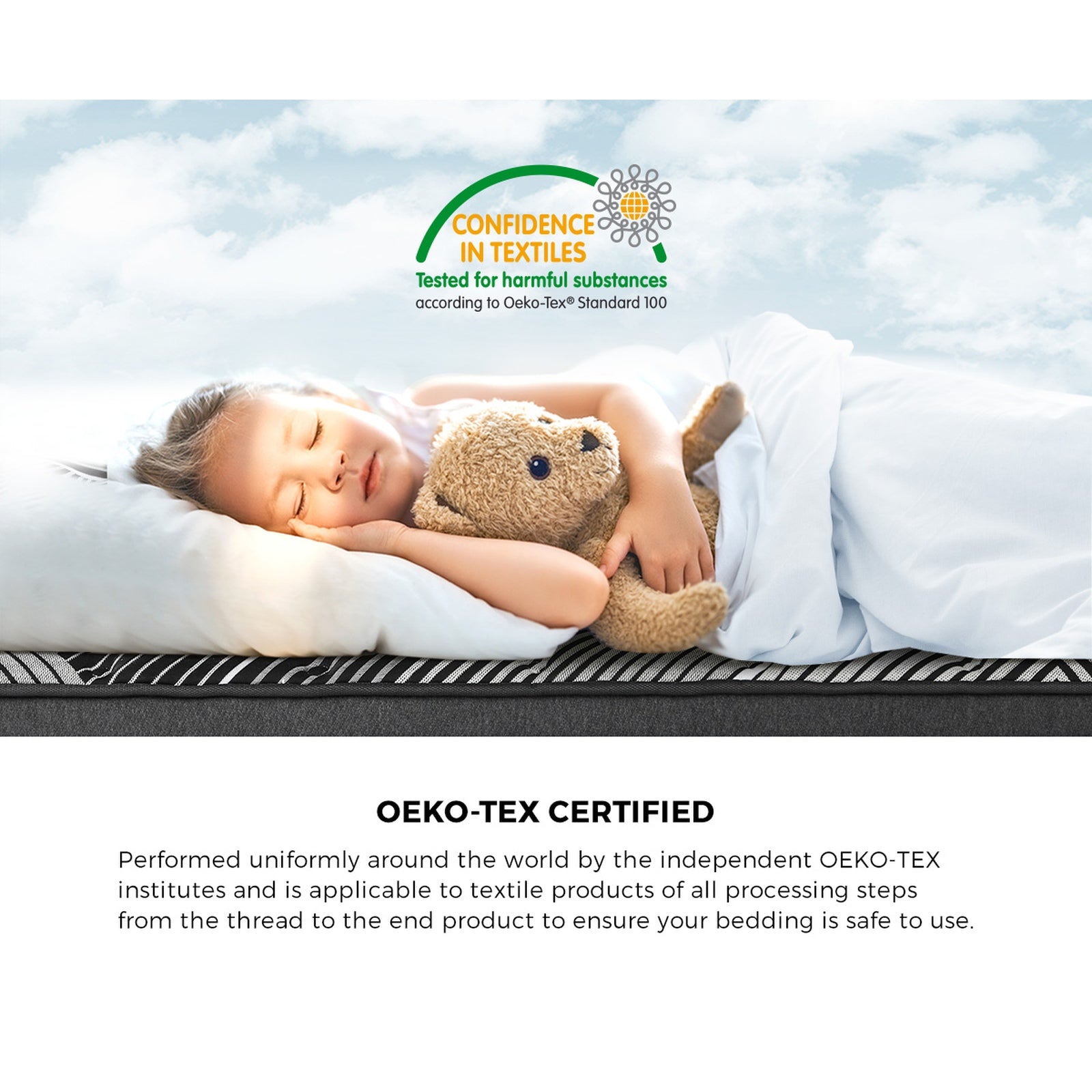 Bedra Queen Mattress 9 Zone Pocket Spring Foam Bamboo Euro Top 35cm - Sunyee