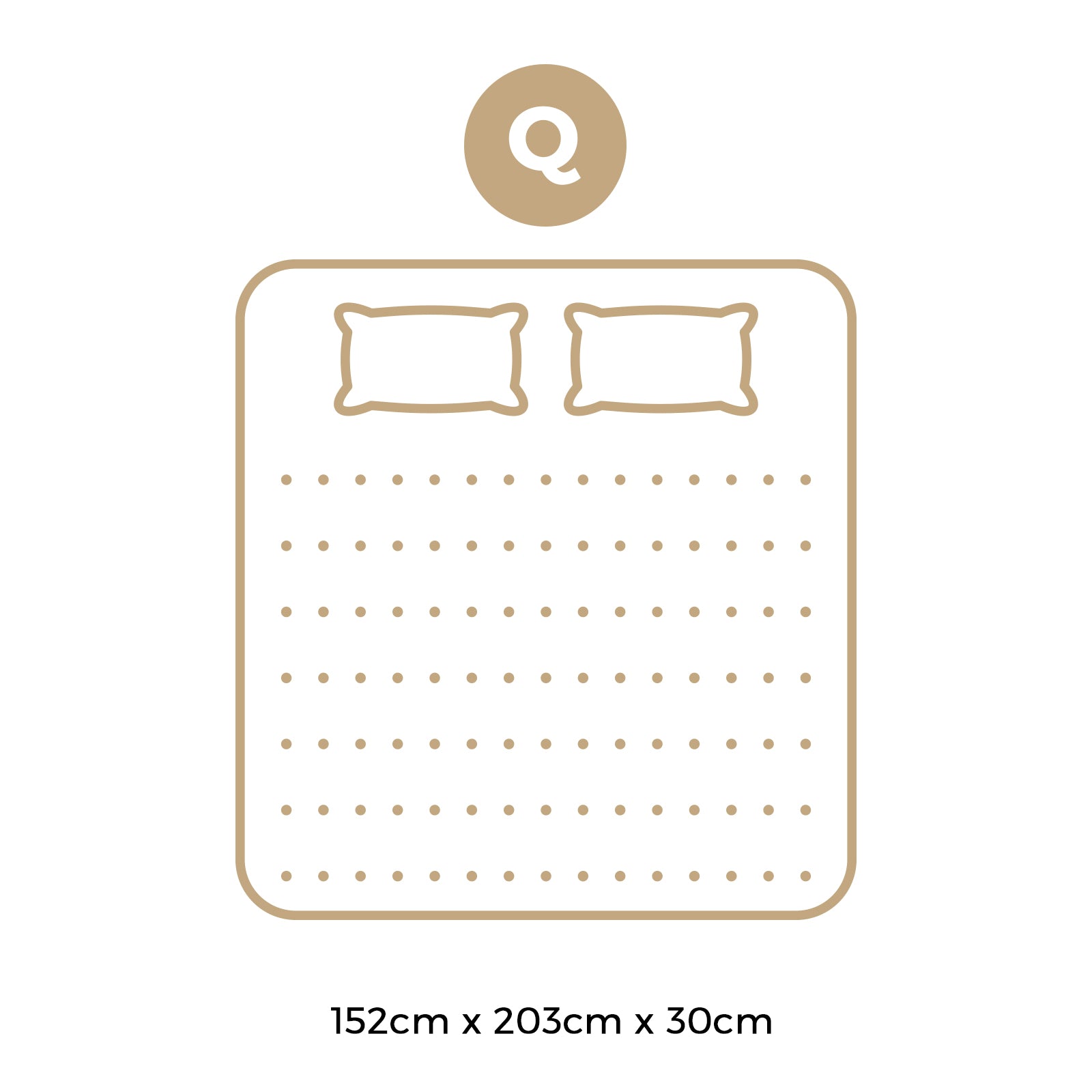 Bedra Queen Mattress 5 Zone Pocket Spring Cool Gel Foam Medium Firm Euro Top - Sunyee