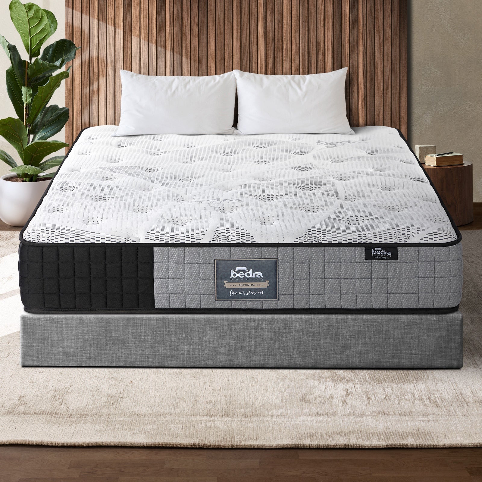 Bedra Double Mattress Tight Top Foam Pocketed Springs Anti-disturbance 24cm - Sunyee