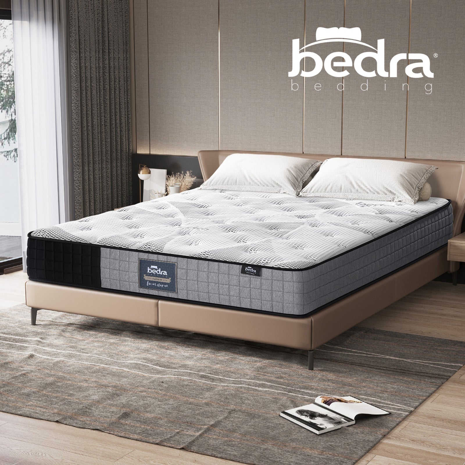Bedra Queen Mattress Tight Top Foam Pocketed Springs Anti-disturbance 24cm - Sunyee