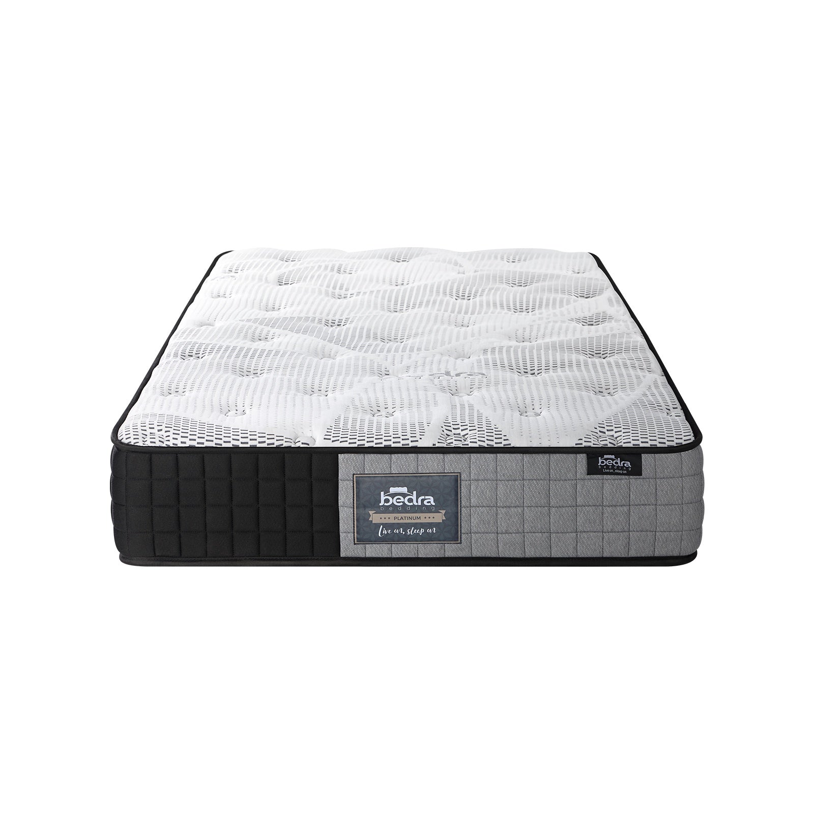 Bedra Mattress Single Double Queen King Single Tight Top Pocketed Springs 24cm - Sunyee