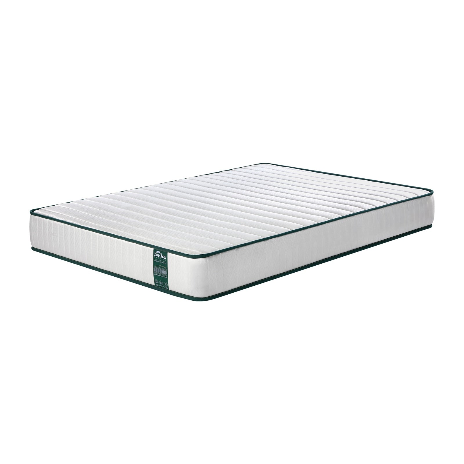 Bedra Double Mattress Tight Top Pocket Spring Coil Sleep Foam Extra Firm 21cm
