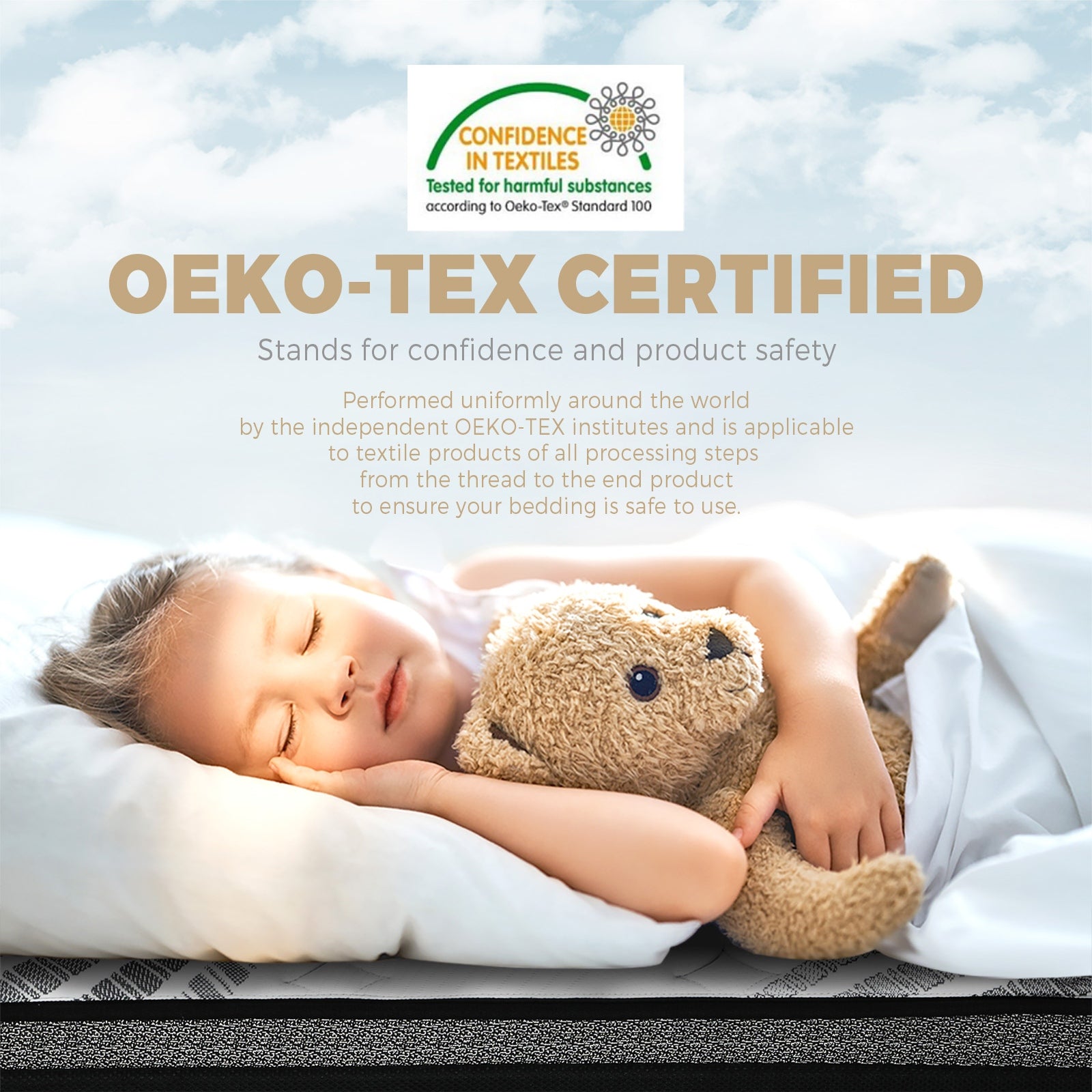 Bedra Queen Double Single King Single Mattress Luxury Bonnell Spring Foam 18cm - Sunyee