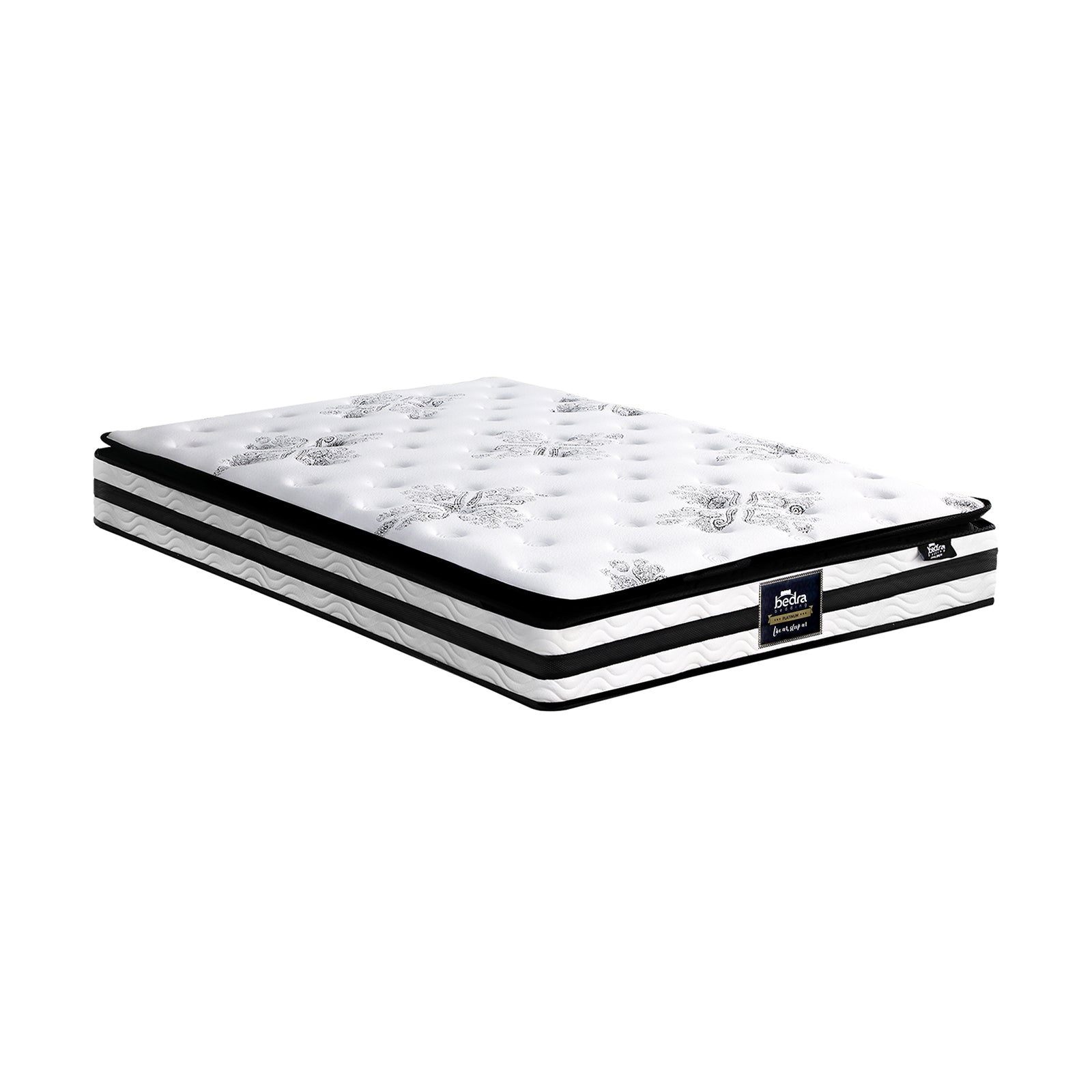 Bedra Double Mattress Breathable Luxury Bed Bonnell Spring Foam Medium 22cm - Sunyee