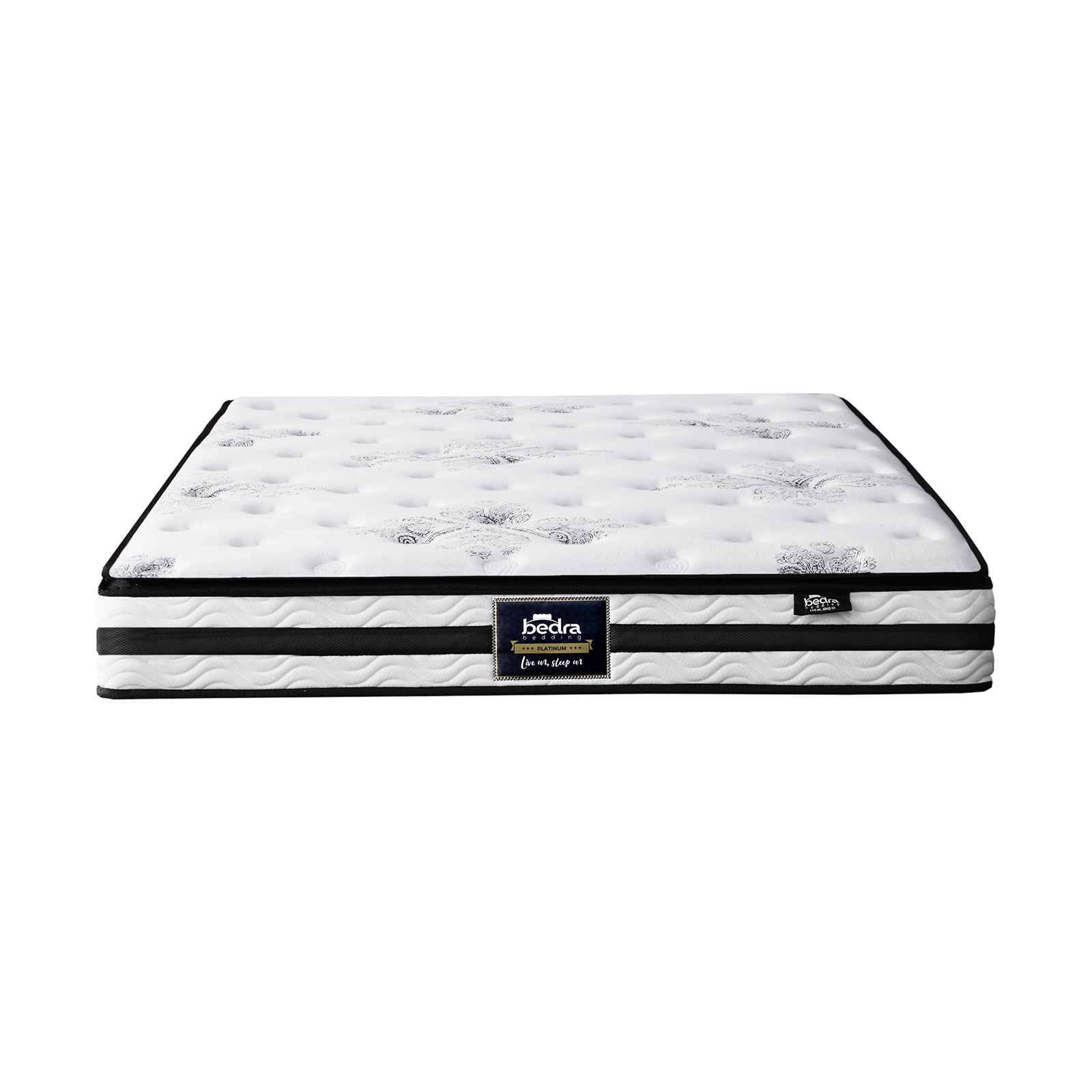 Bedra Double Mattress Breathable Luxury Bed Bonnell Spring Foam Medium 22cm - Sunyee