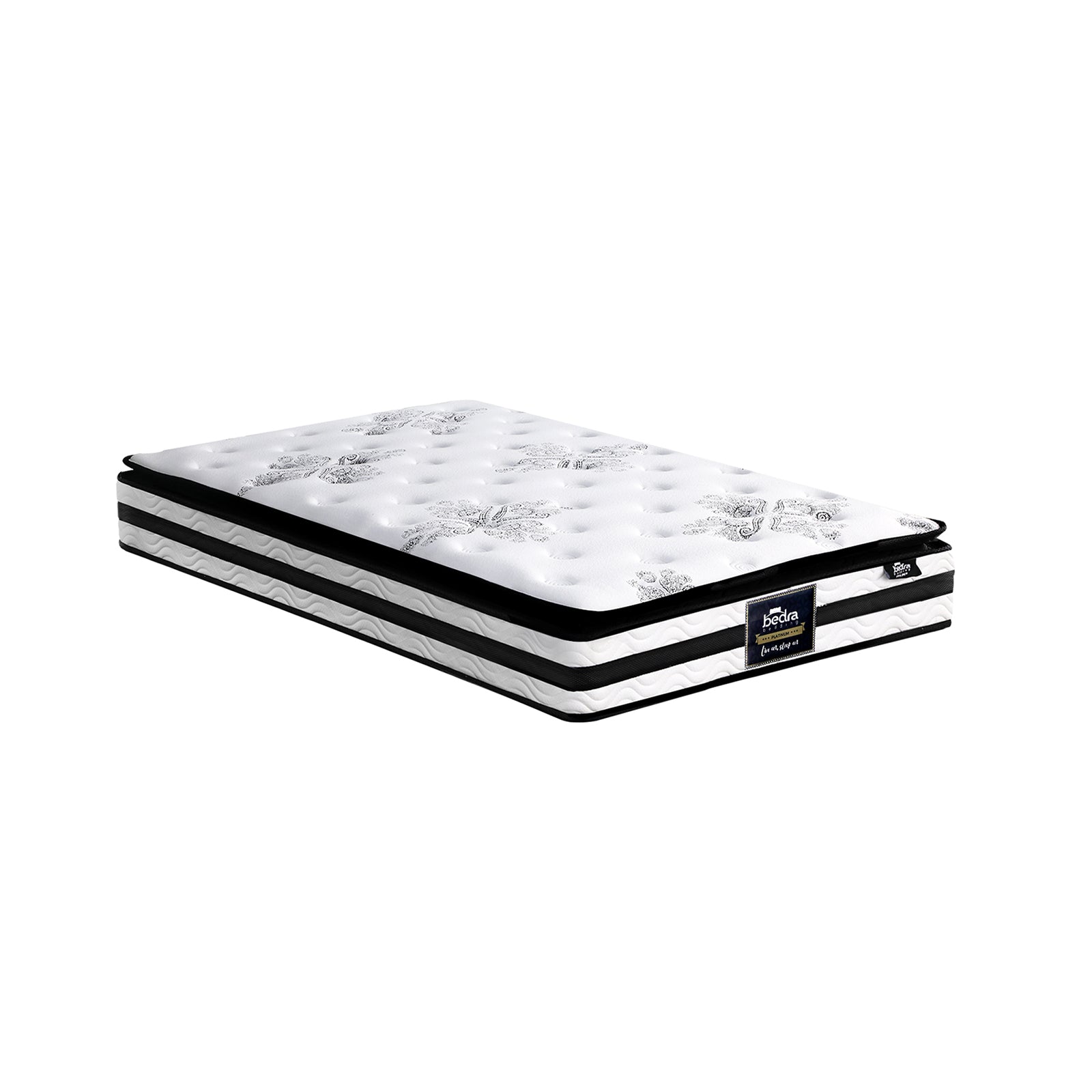 Bedra King Single Mattress Breathable Luxury Bed Bonnell Spring Foam Medium 22cm - Sunyee