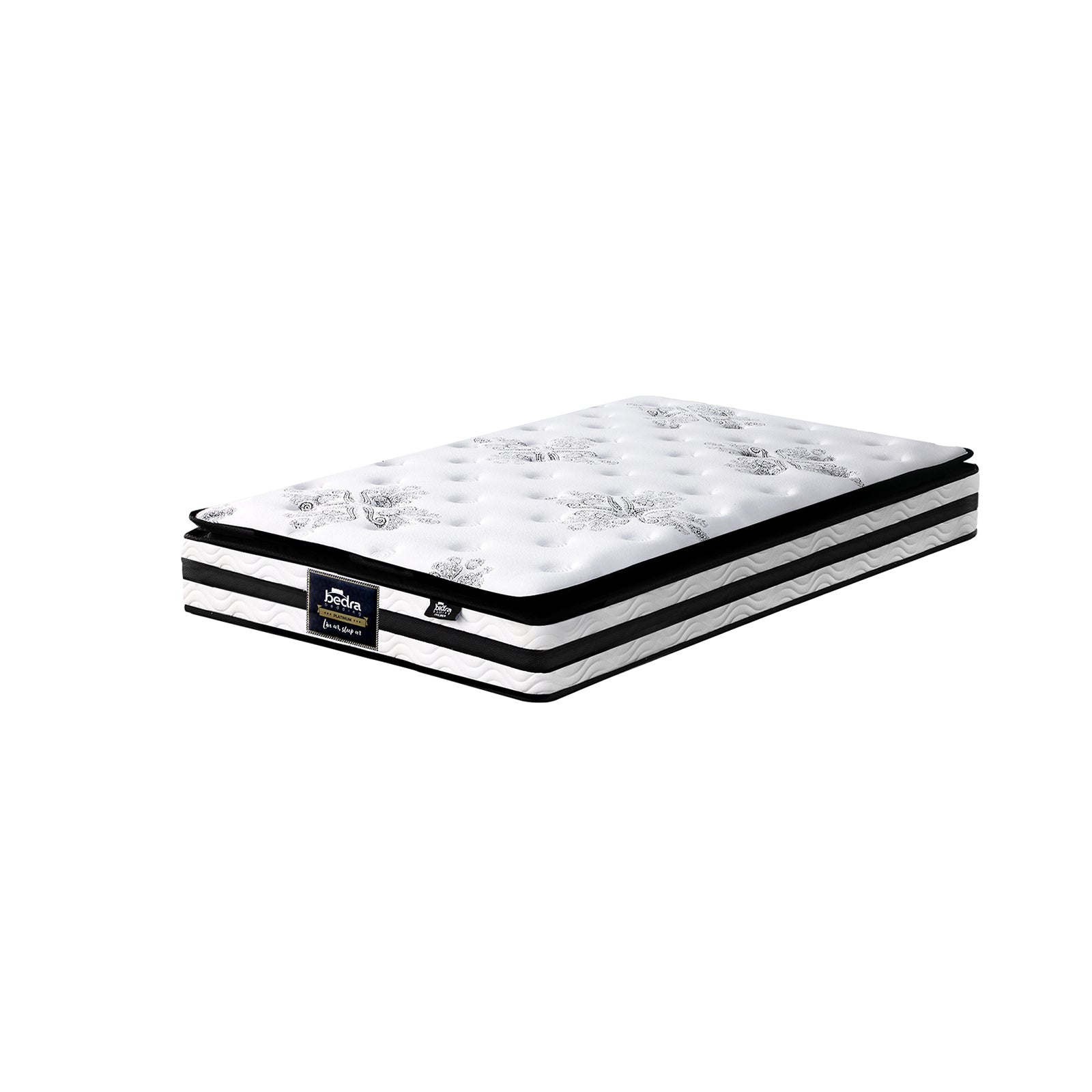 Bedra King Single Mattress Breathable Luxury Bed Bonnell Spring Foam Medium 22cm - Sunyee