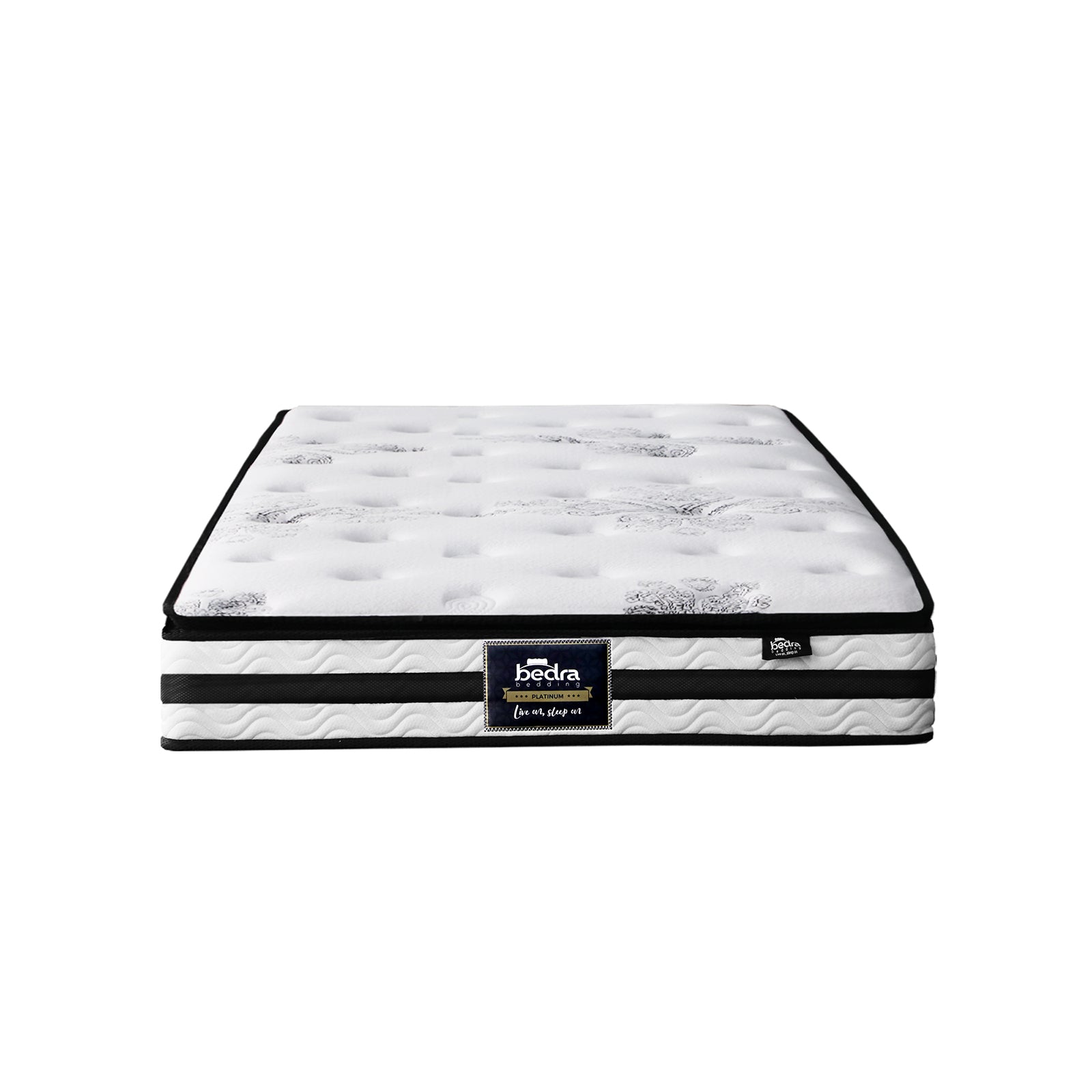 Bedra Single Mattress Breathable Luxury Bed Bonnell Spring Foam Medium 22cm - Sunyee