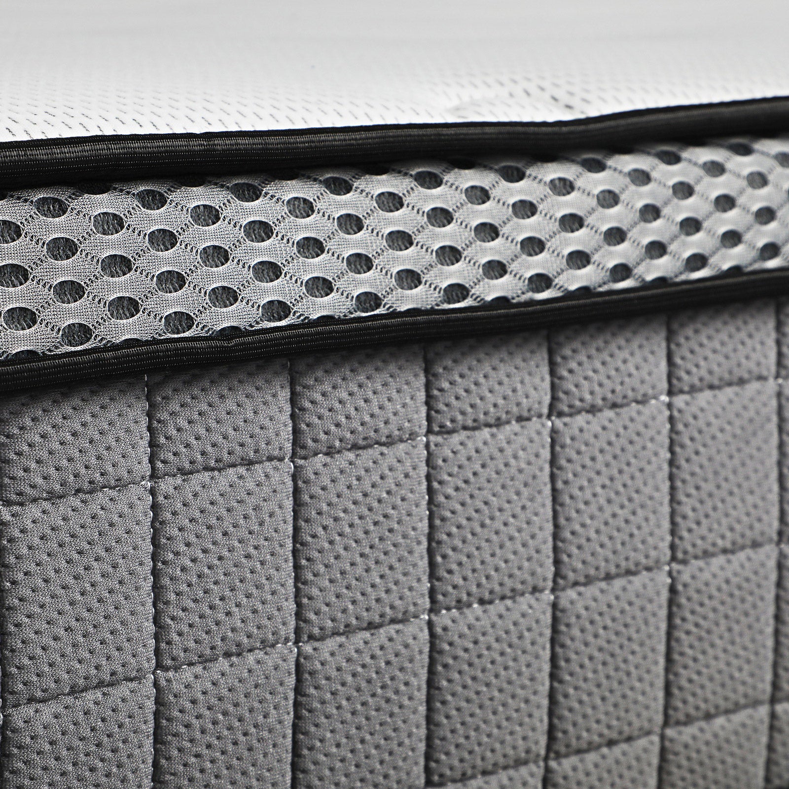 Bedra Queen Double Single King Single Mattress Bed 4D Mesh Fabric Euro Top 22cm - Sunyee
