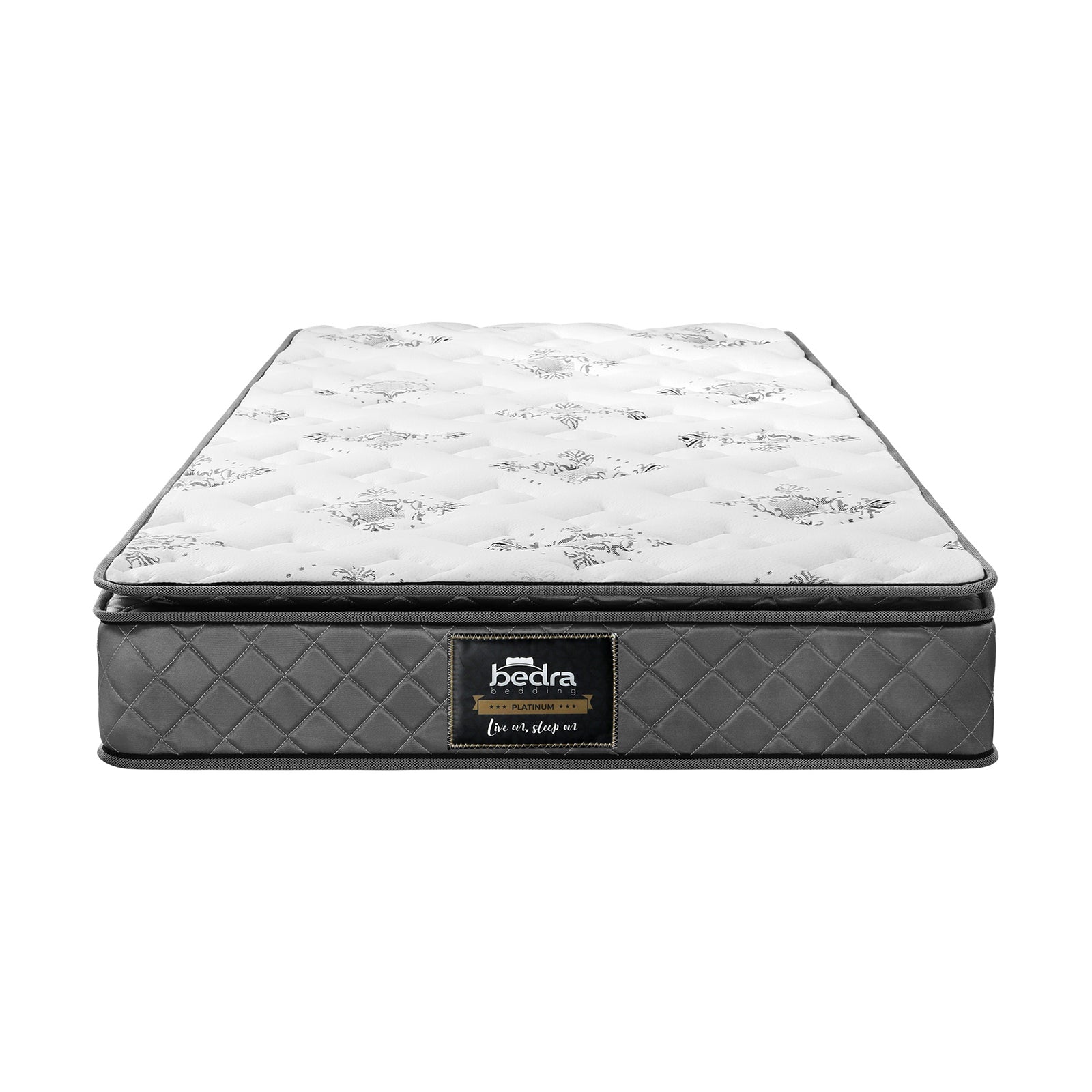 Bedra King Single Mattress Breathable Luxury Bonnell Spring Foam Medium 21cm - Sunyee