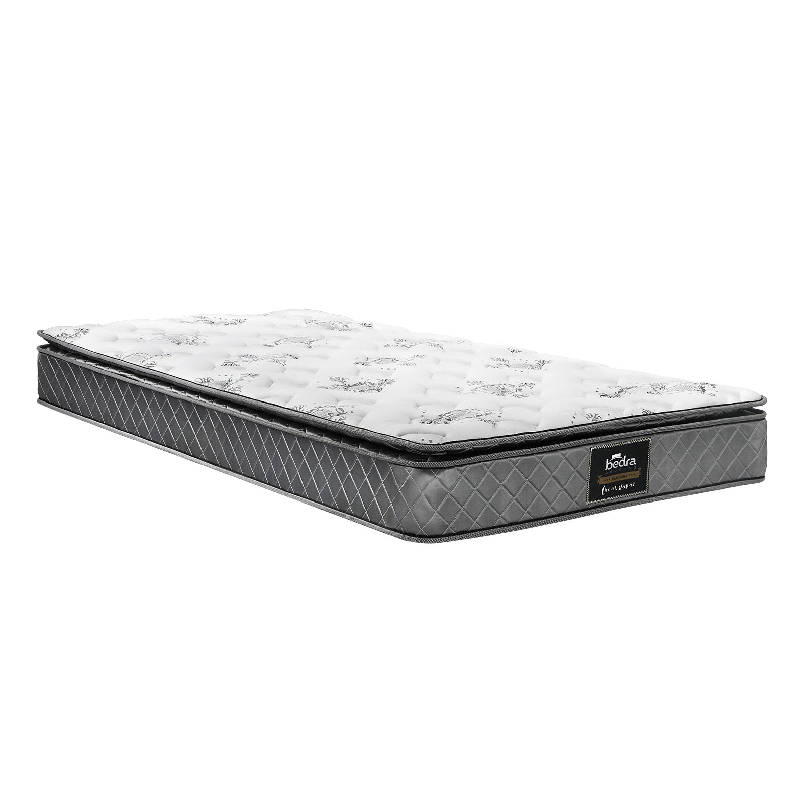 Bedra King Single Mattress Breathable Luxury Bonnell Spring Foam Medium 21cm - Sunyee