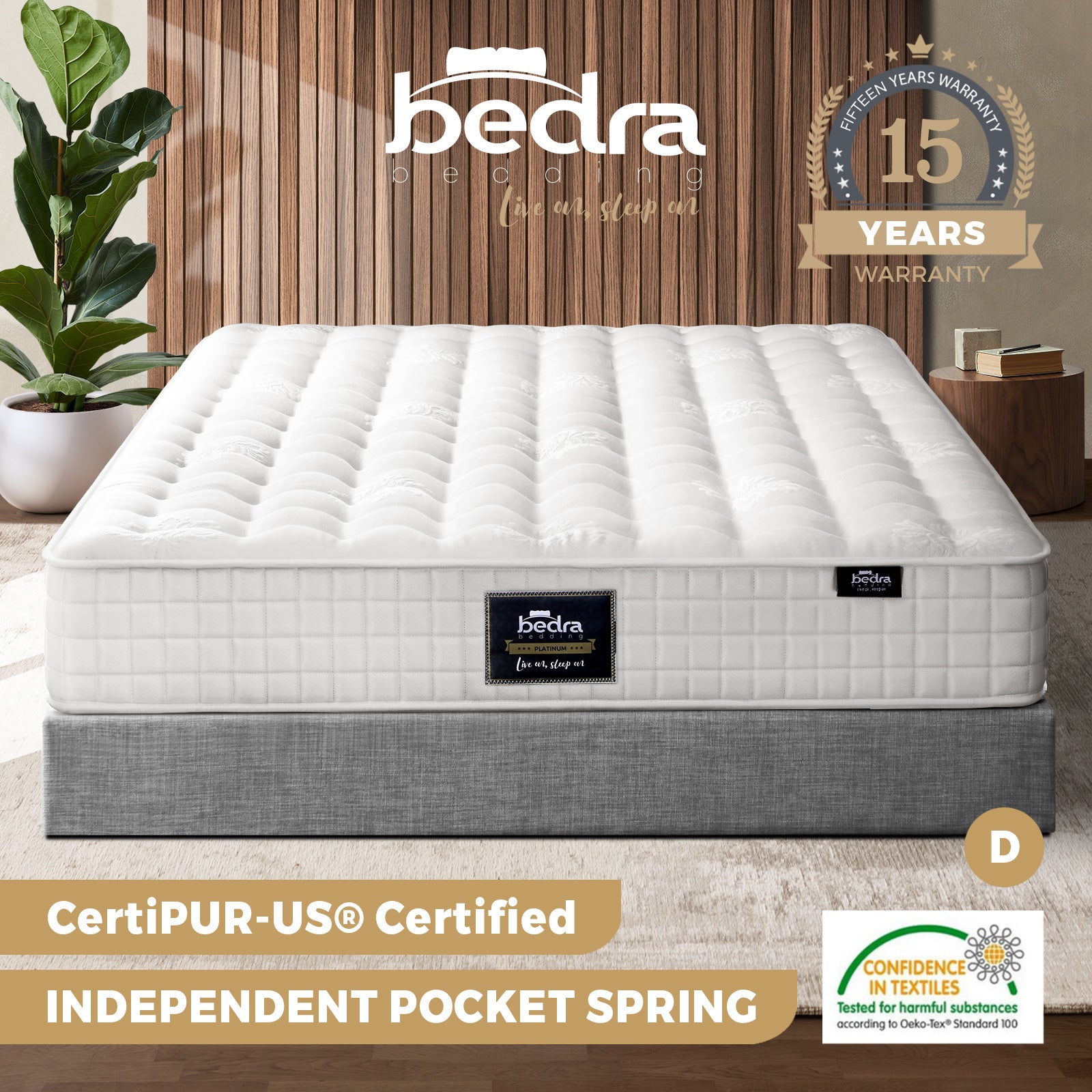 Bedra Queen Double Single King Single King Mattress Pocket Spring Foam Bed 27cm - Sunyee