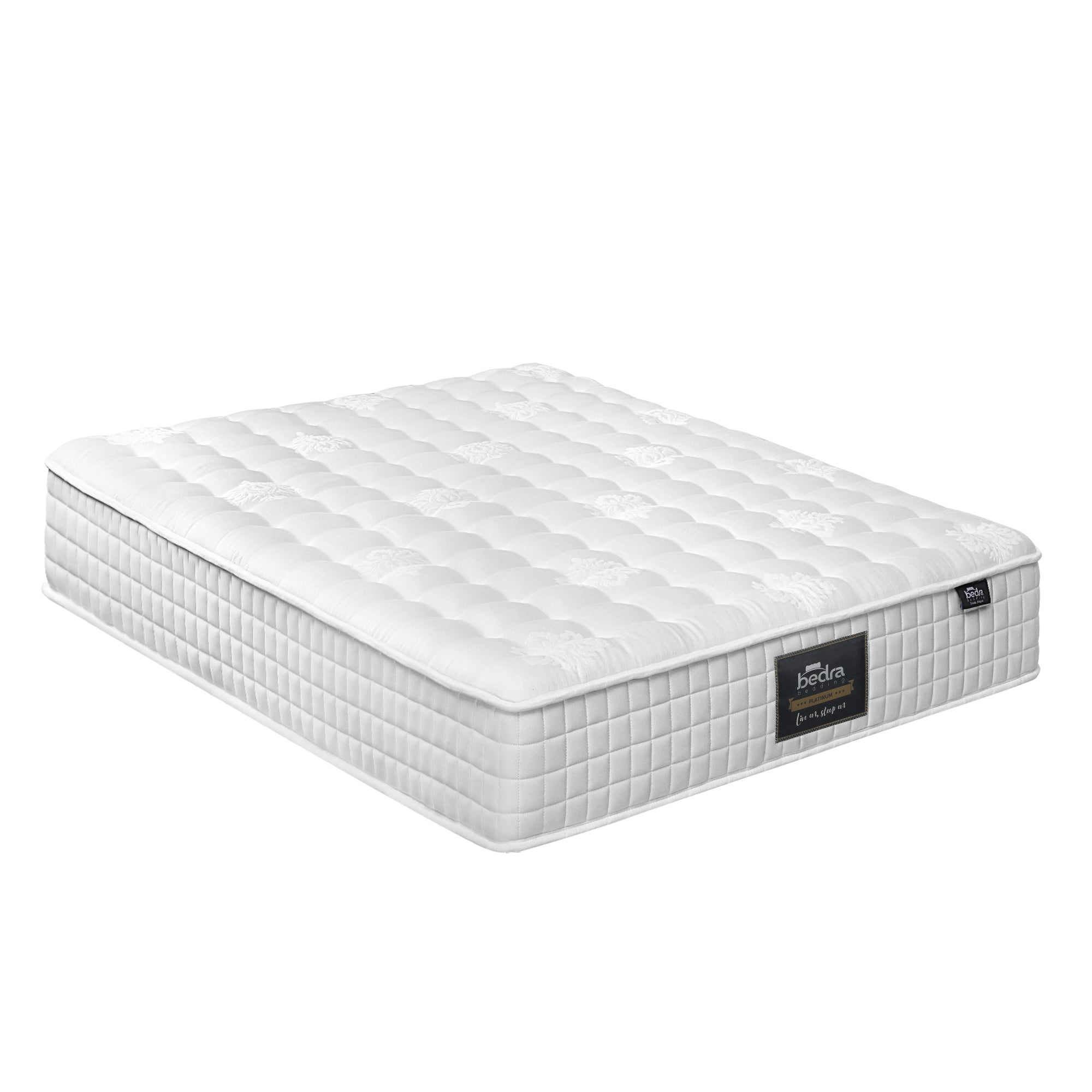 Bedra Mattress Double Bed Luxury Tight Top Pocket Spring Foam Medium Firm 27cm - Sunyee