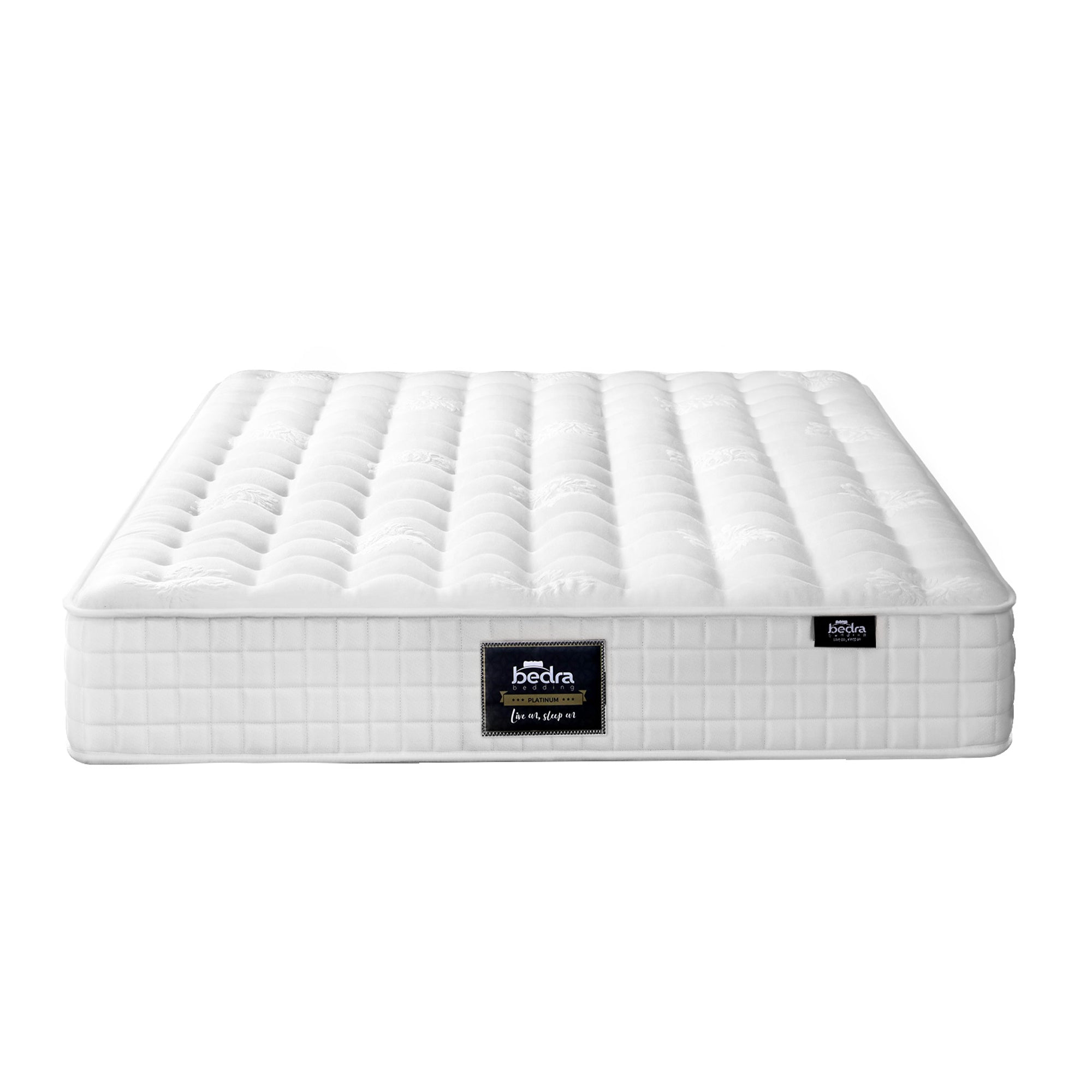 Bedra Mattress Double Bed Luxury Tight Top Pocket Spring Foam Medium Firm 27cm - Sunyee