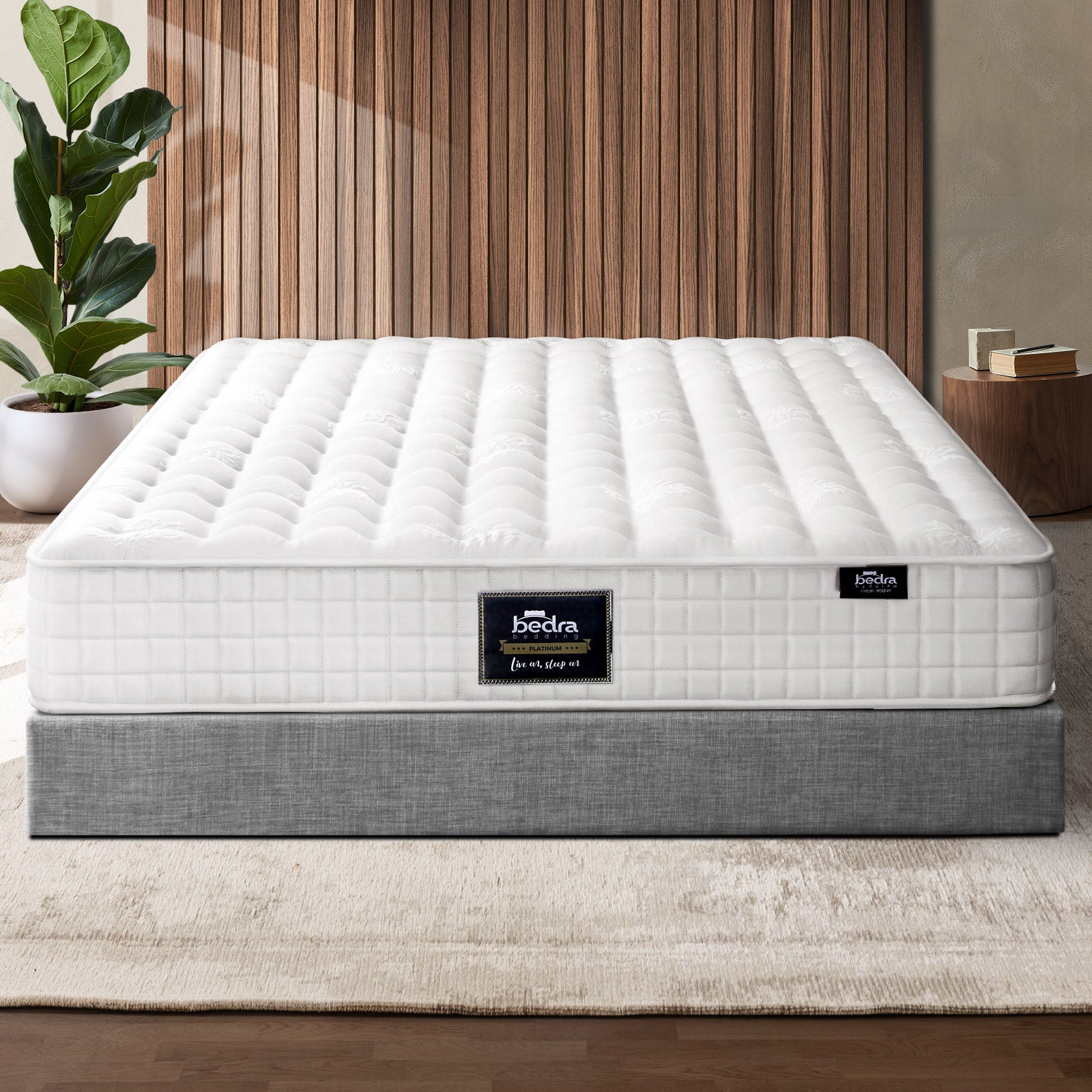 Bedra Mattress King Bed Luxury Tight Top Pocket Spring Foam Medium Firm 27cm - Sunyee