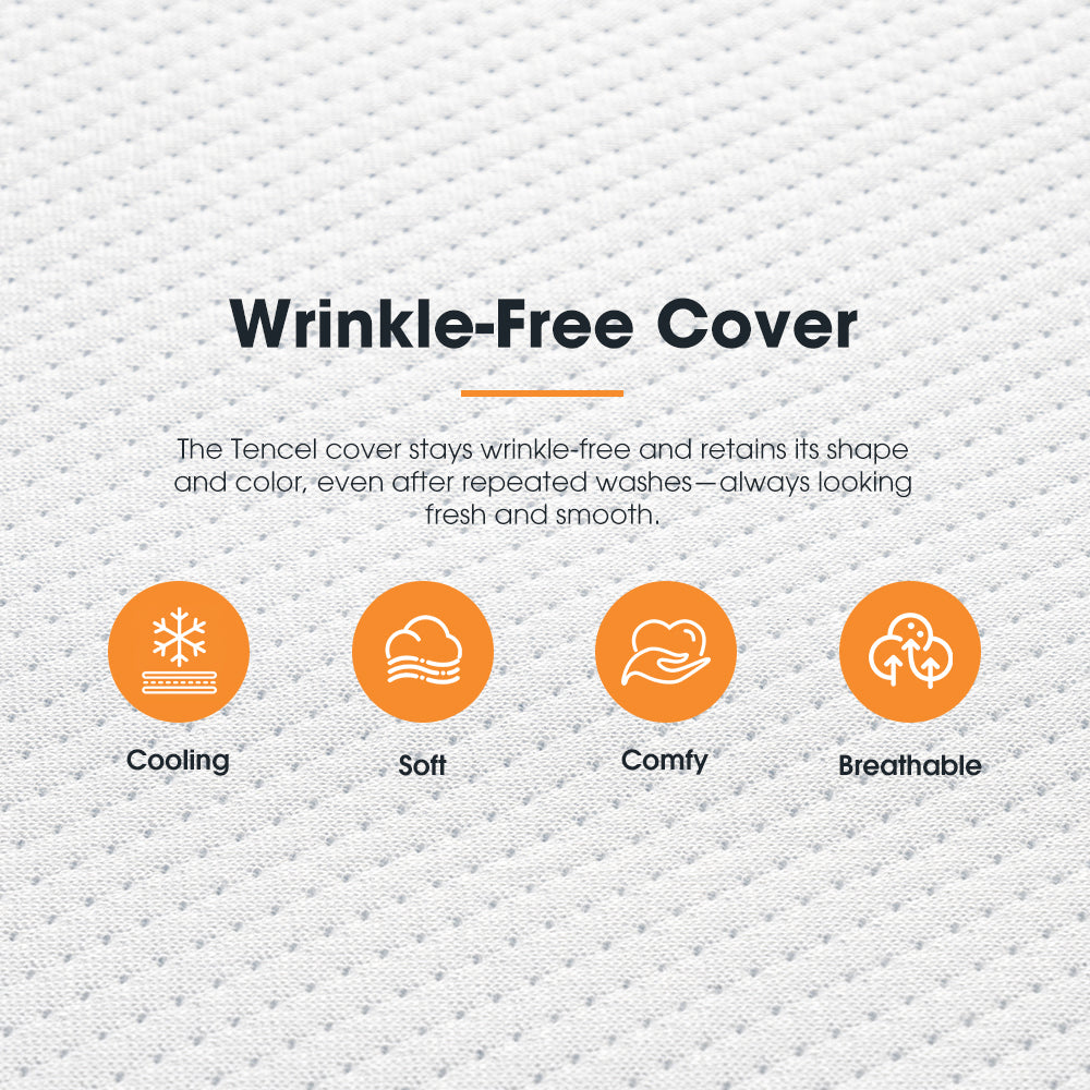 San Hima Caravan Mattress Topper Rounded Corner Queen Size Mat For RV Bed - Sunyee