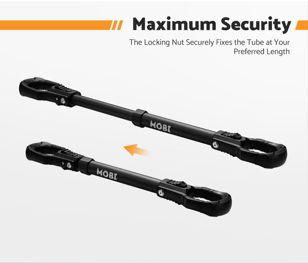 Mobi Bicycle Bike Bar Adjustable Frame Adapter Capacity 31.8kg For Car Bike Rack - Sunyee