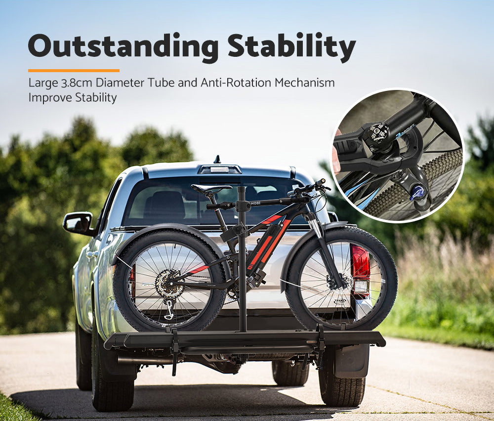 Mobi Bicycle Bike Bar Adjustable Frame Adapter Capacity 31.8kg For Car Bike Rack - Sunyee