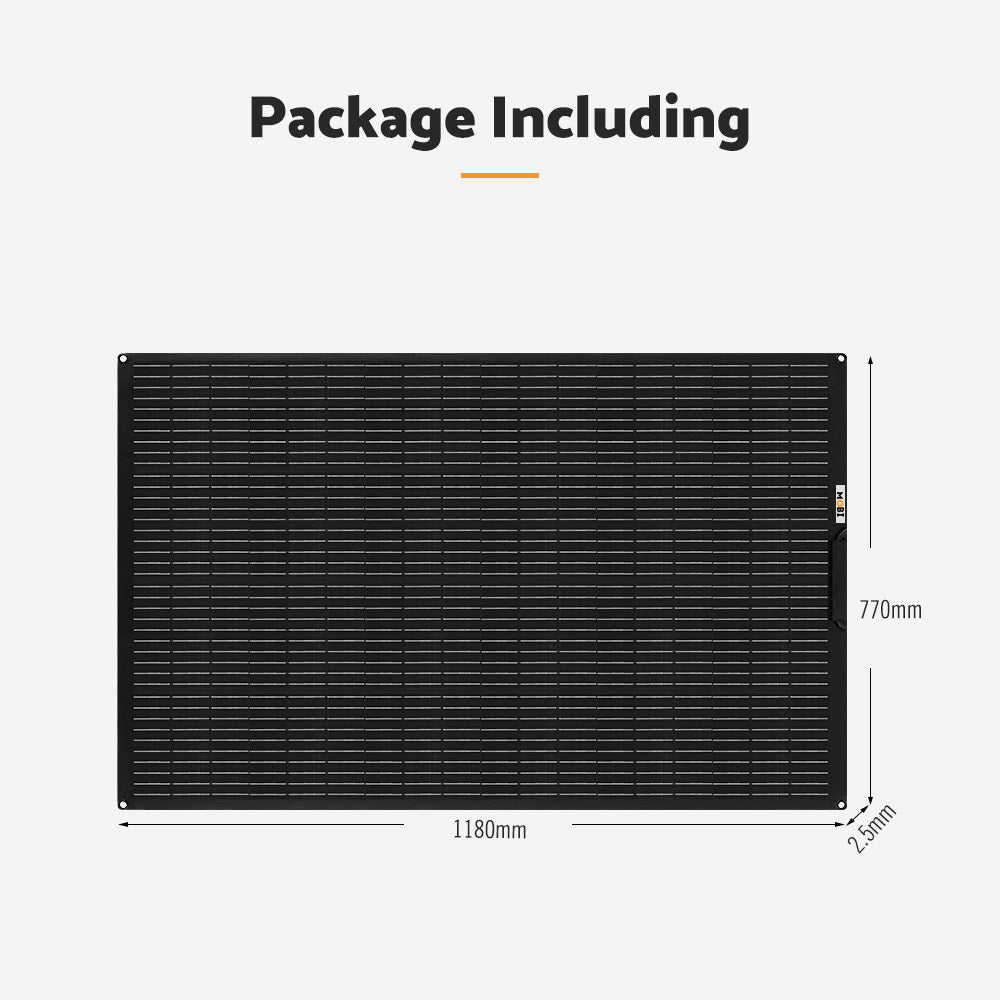 MOBI 300W Flexible Solar Panel Mono 12V RV Camping Caravan Boat - Sunyee