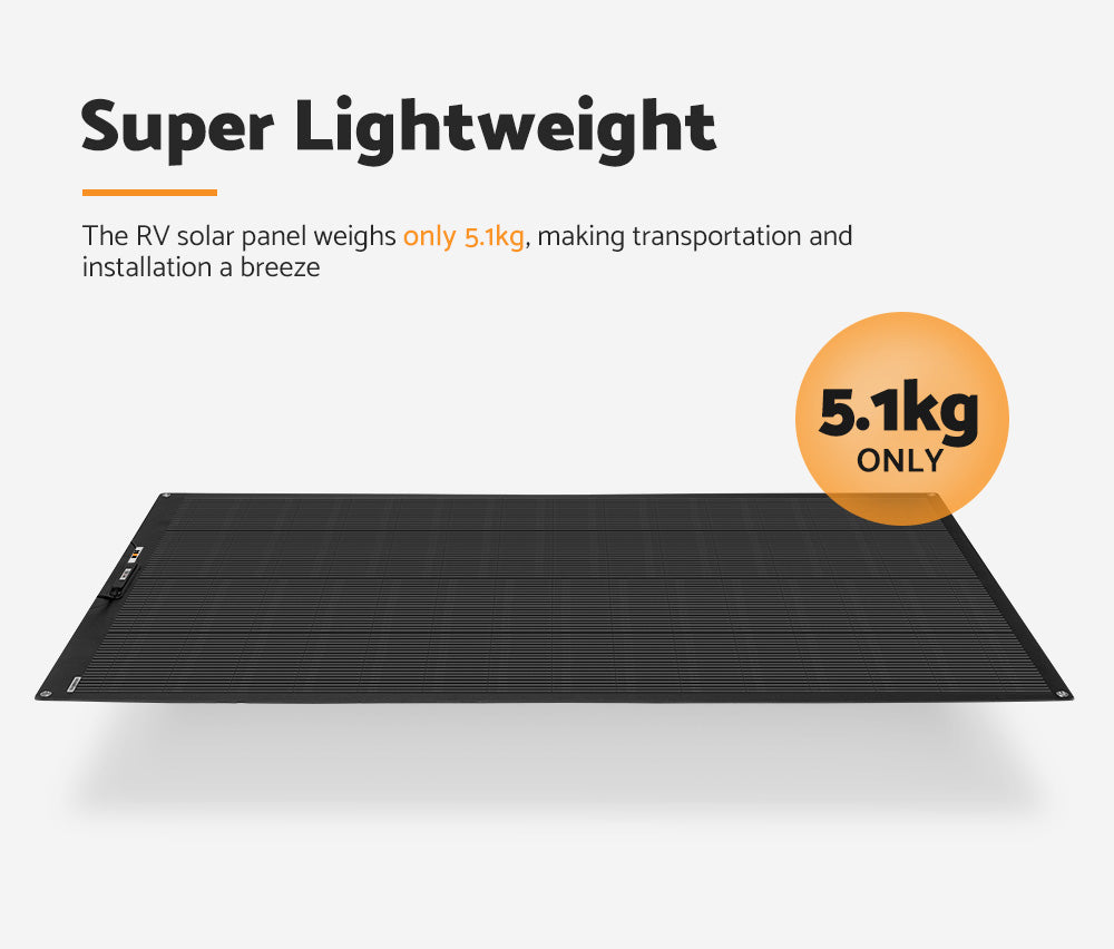 MOBI 400W Flexible Solar Panel Mono 12V RV Camping Caravan Boat