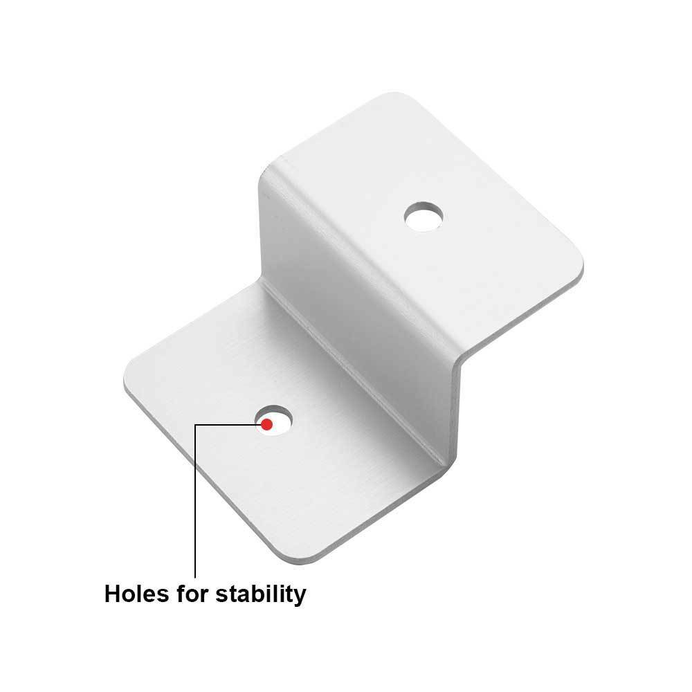 8pcs Z Style Solar Panel Mounting kits Aluminum Alloy Brackets for RV Boat Home - Sunyee