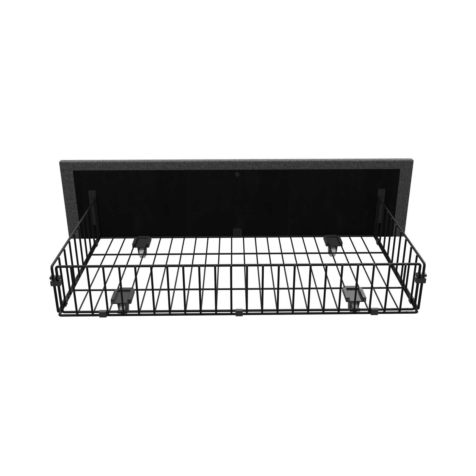 Oikiture 4x Trundle Drawers for Bed Frame w/ Wheels Underbed Storage Metal Grey - Sunyee