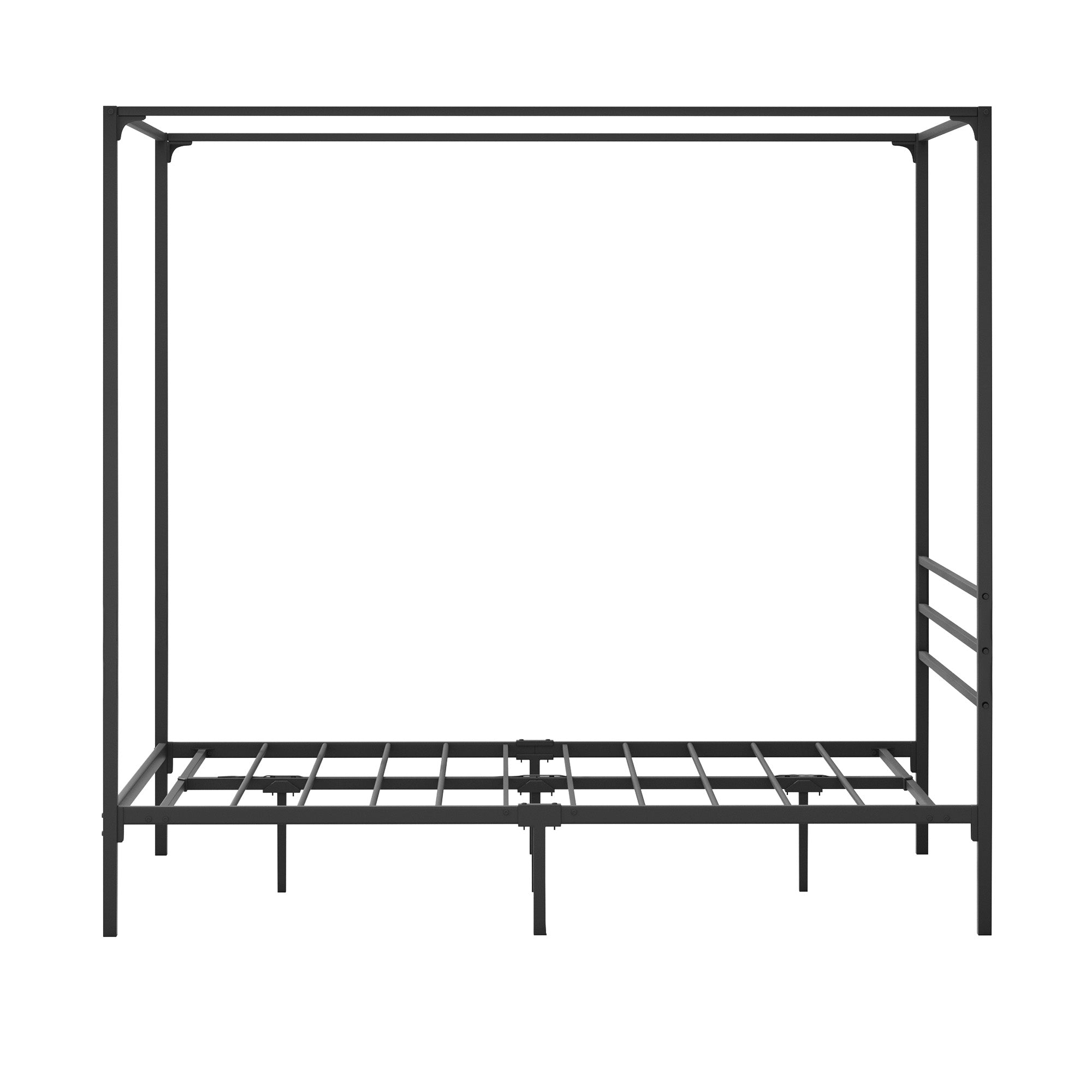 Oikiture Metal Canopy Bed Frame Double Size Platform - Sunyee