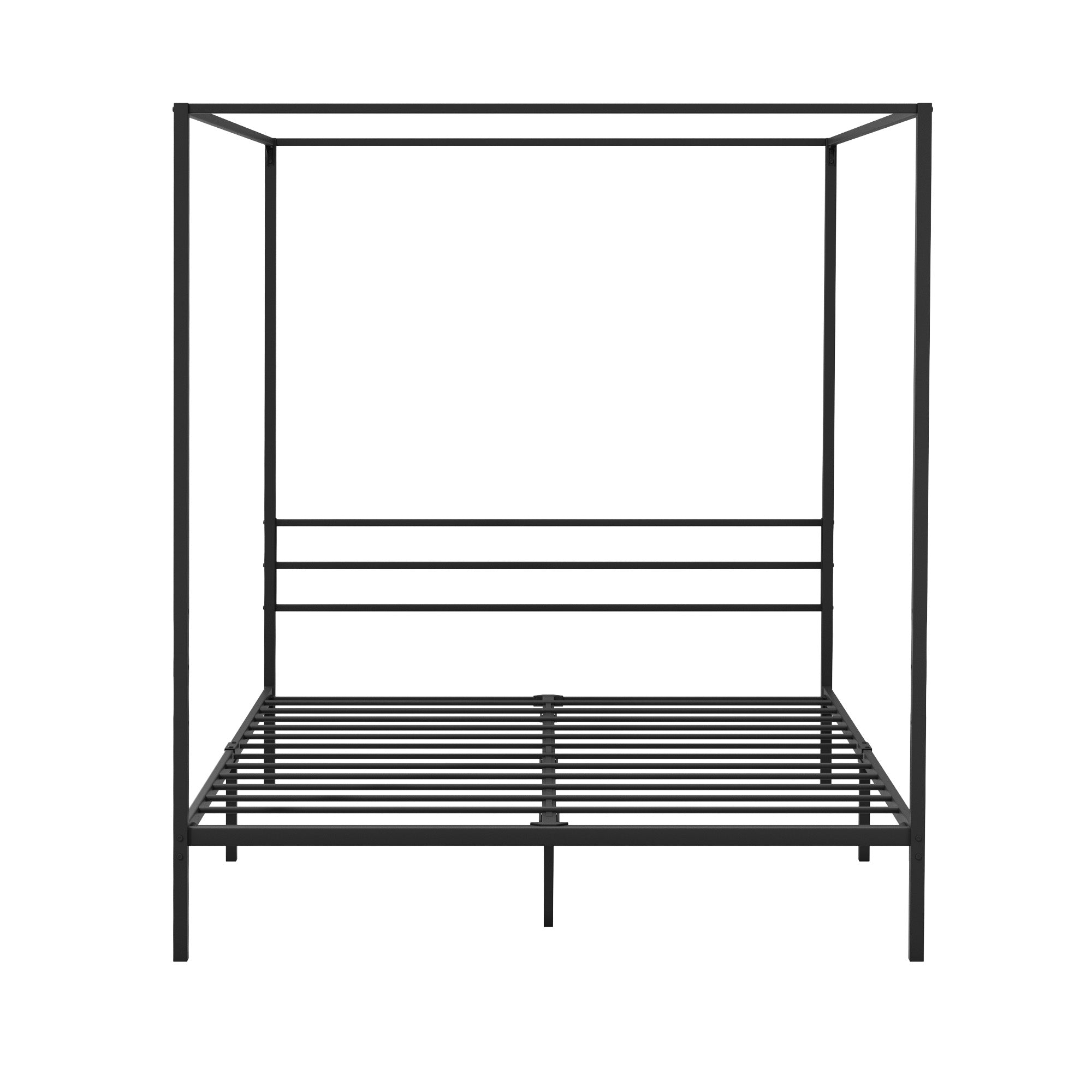 Oikiture Metal Canopy Bed Frame Queen Size Beds Platform - Sunyee