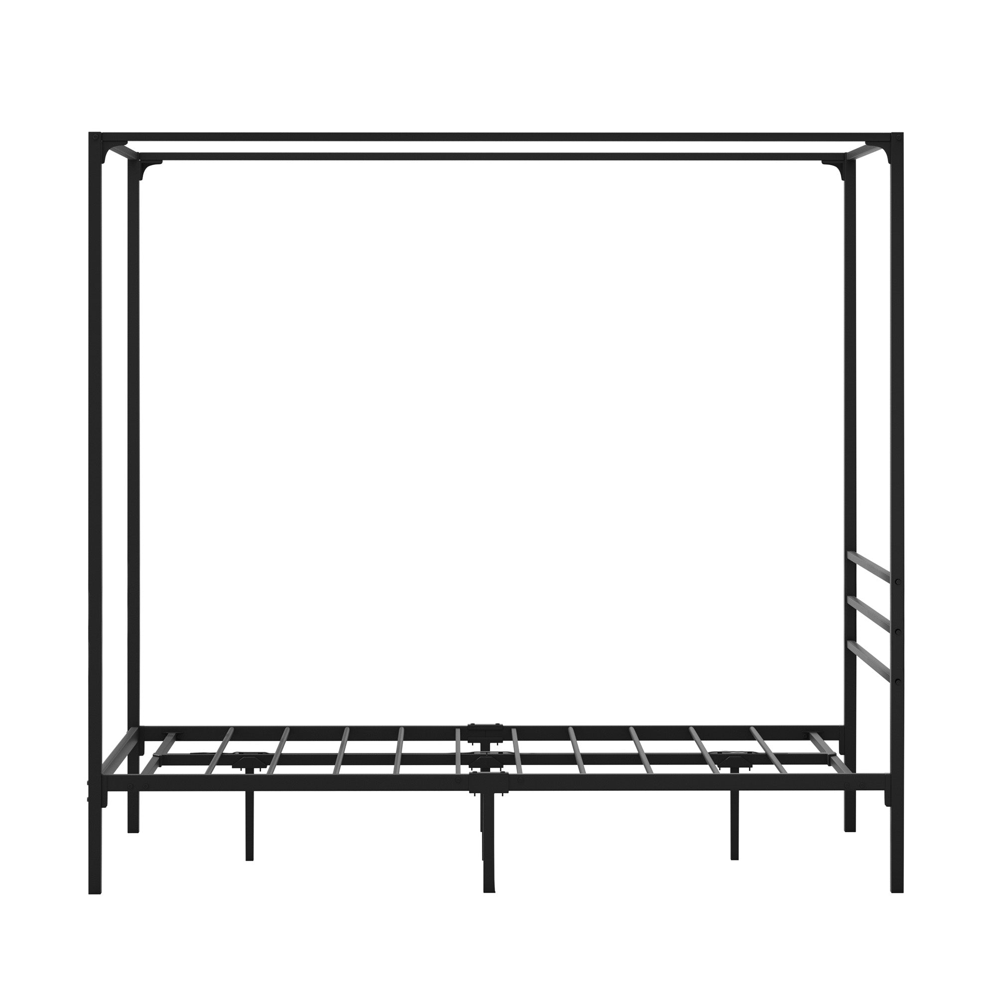 Oikiture Metal Canopy Bed Frame Single Size Beds Platform - Sunyee