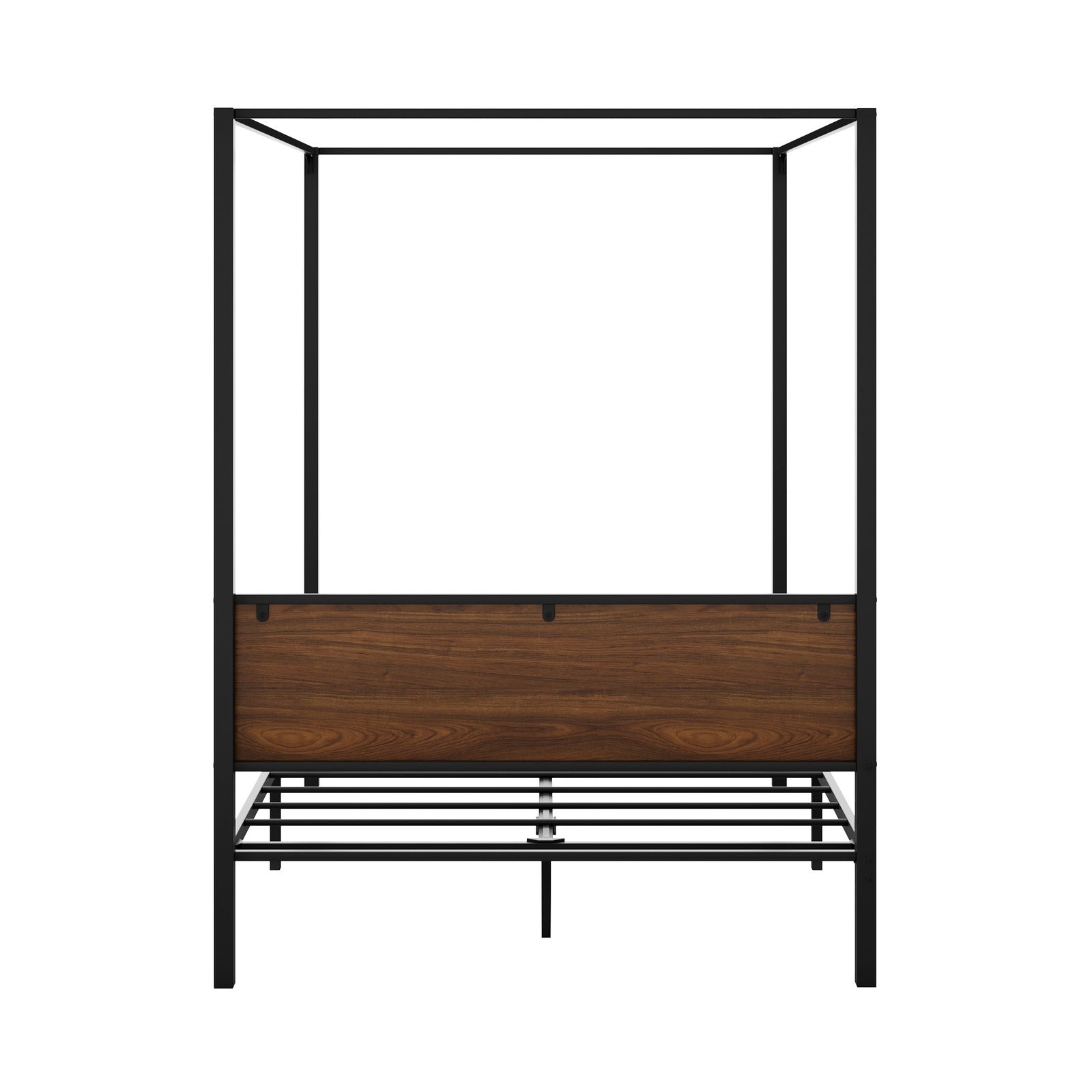 Oikiture Metal Canopy Bed Frame Double Size Beds Platform - Sunyee