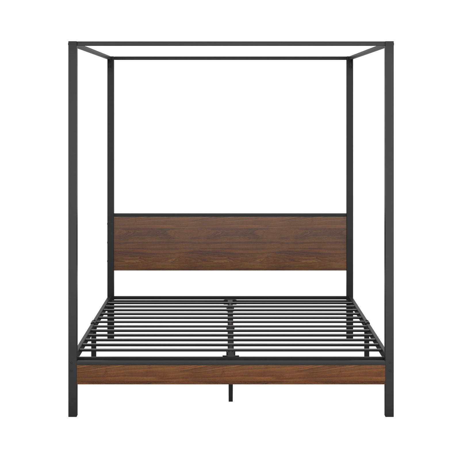 Oikiture Metal Canopy Bed Frame Queen Size Beds Platform - Sunyee