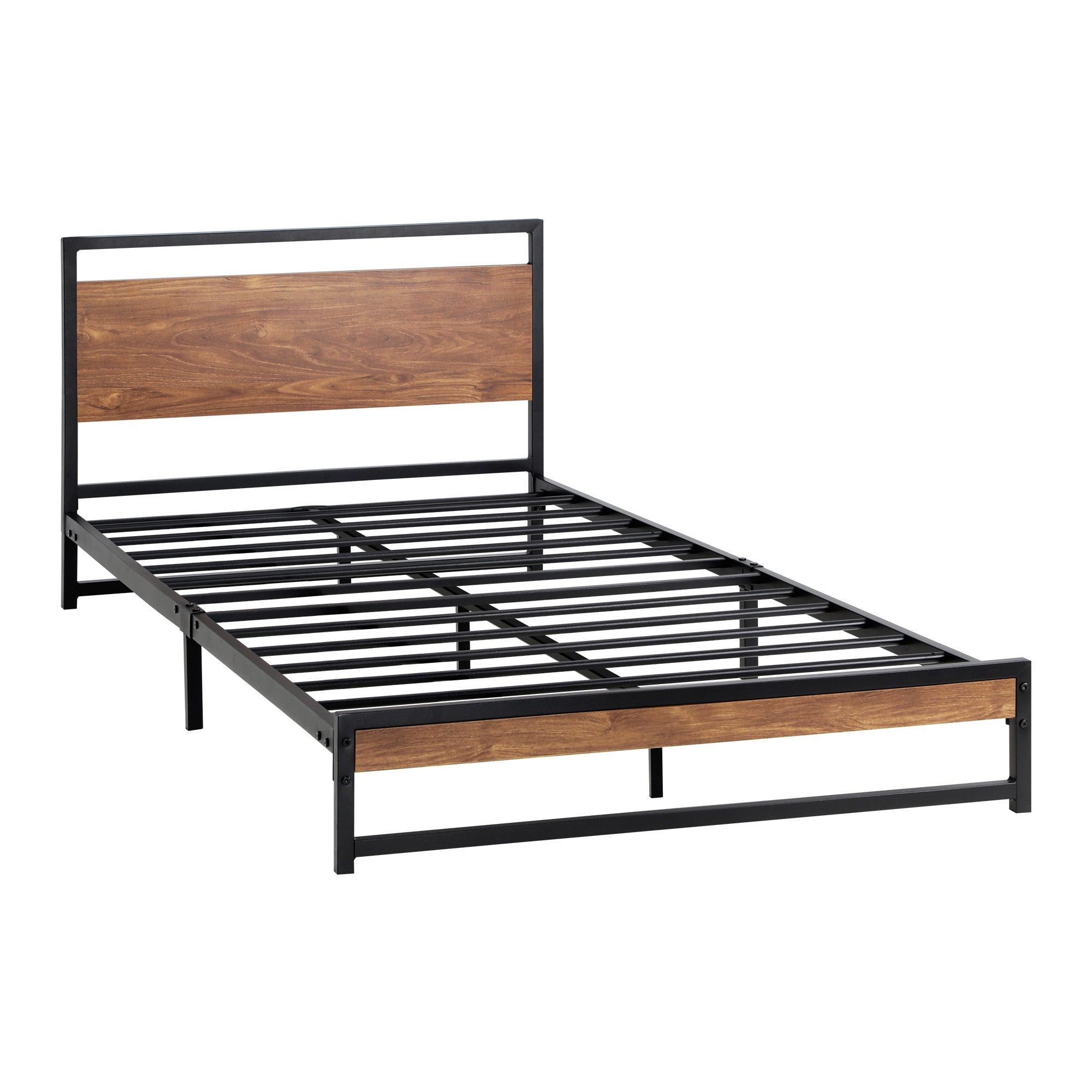 Oikiture Metal Bed Frame King Single Size Beds Base Platform Wood - Sunyee