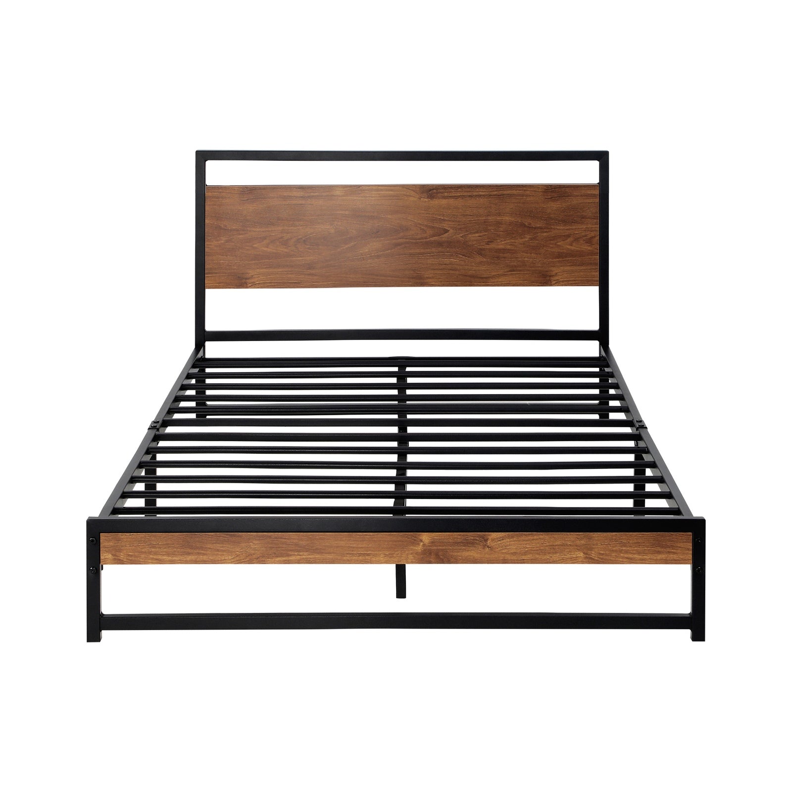 Oikiture Metal Bed Frame Single Size Beds Base Platform Wood - Sunyee