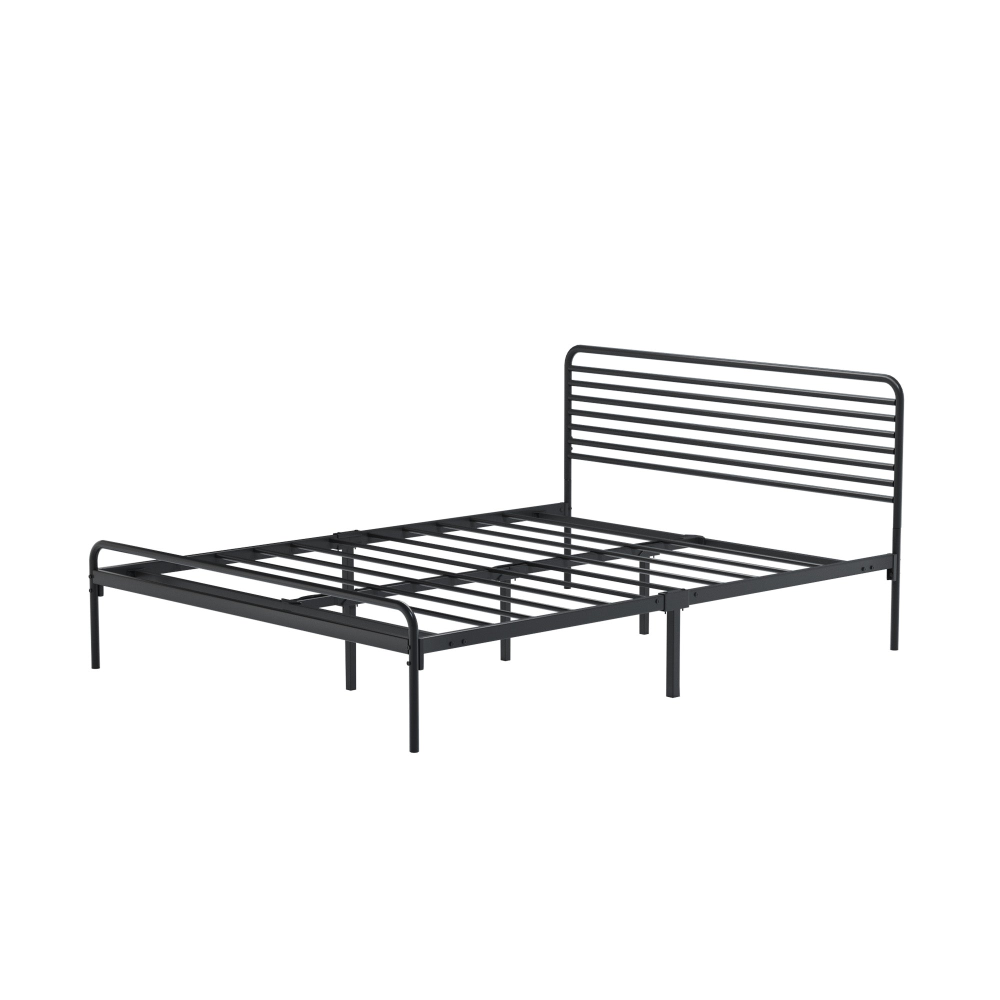 Oikiture Metal Bed Frame Double Size Bed Base Beds Platform - Sunyee